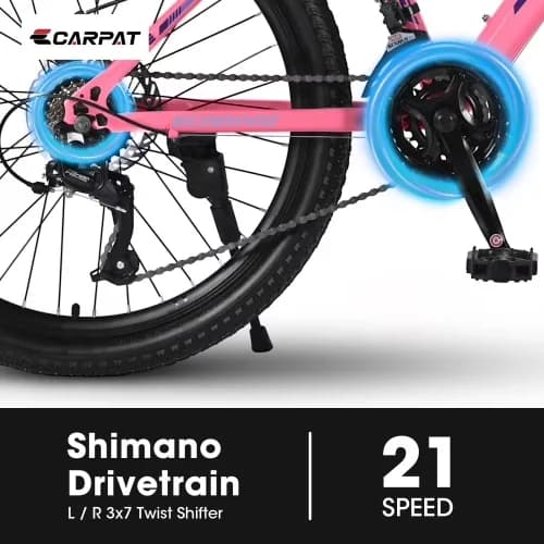 Mountain Bike Modern with Lightweight, Adjustable Speed, Adjustable Seat - Pink Model 3AA066
