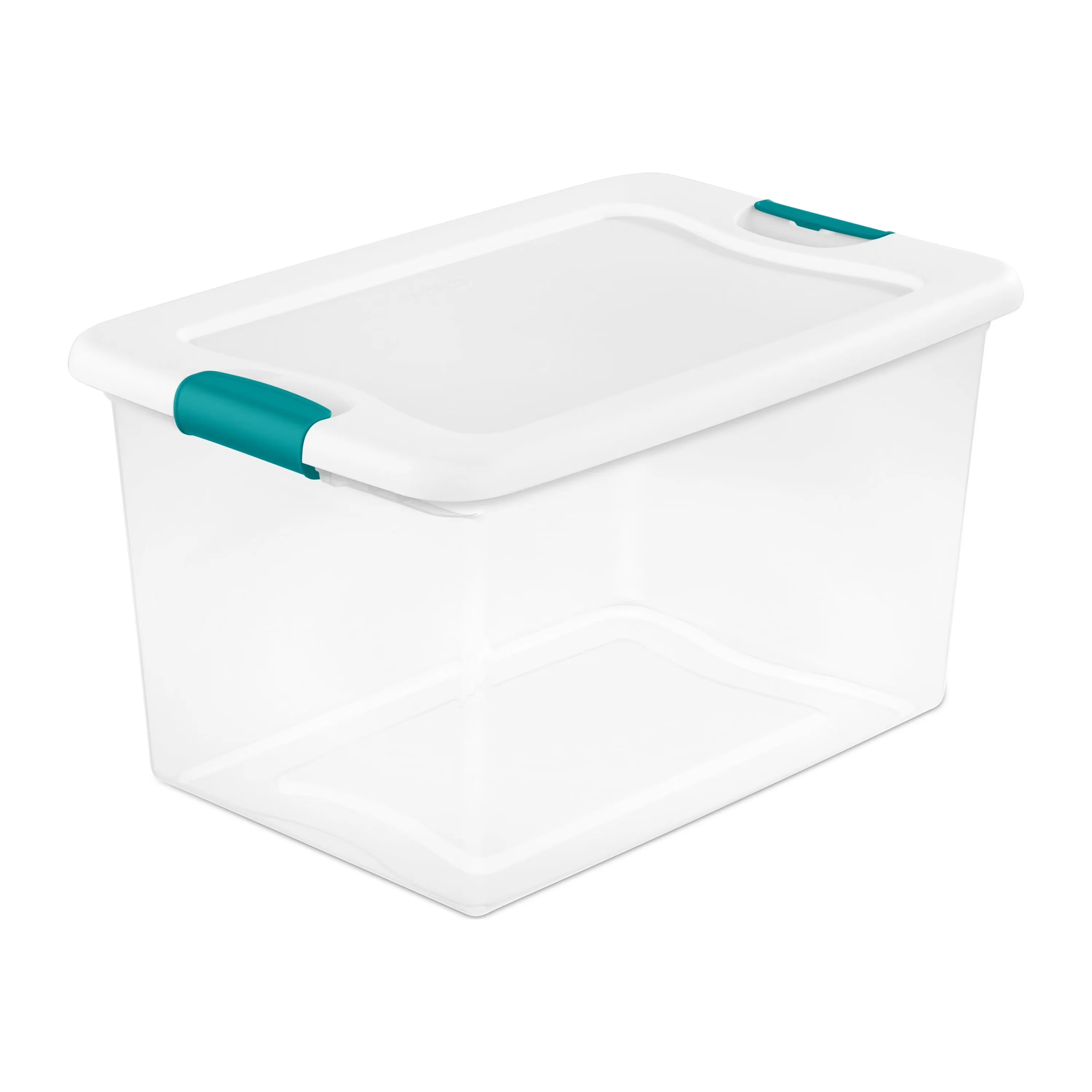 Garage Storage Supply Innovative with Stackable, 64 Qt. Latching Box White, Single unit option - Plastic White Model 522FDA
