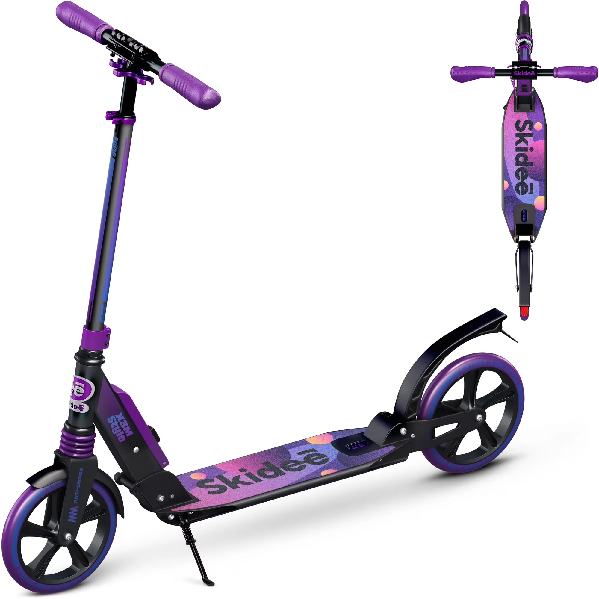 Reliable Scooter with Portable, Foldable, Lightweight - Aluminum, Plastic Model 62EC48