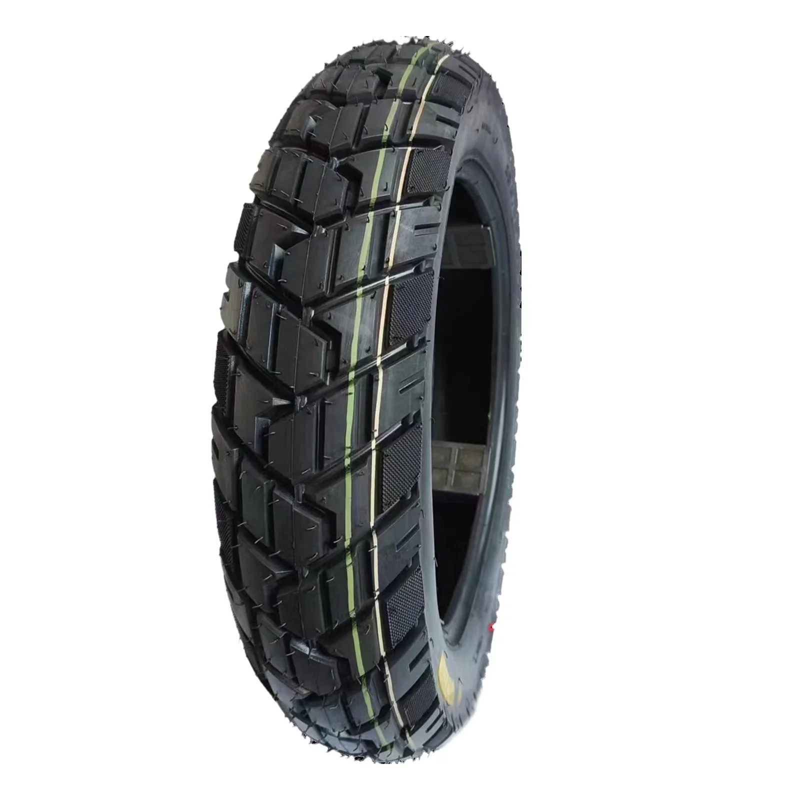 Compact Motorcycle Tire with Durable Construction, 1pc 130/90-16 Rear, 5. Rims are not included. - Black Model 12924D