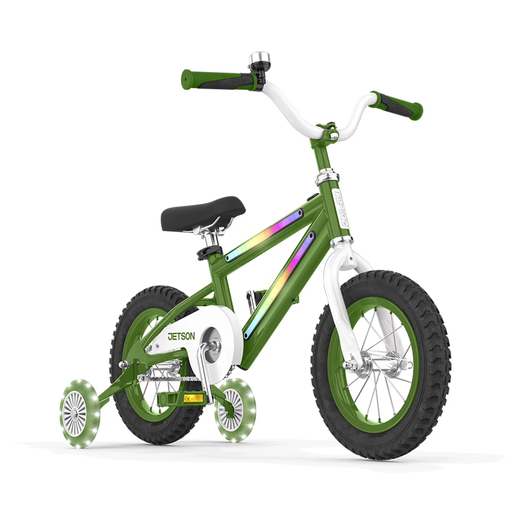 Kids Bike Versatile with Adjustable Seat Height, Adjustable Handlebar Height - Green Model 65ADE3