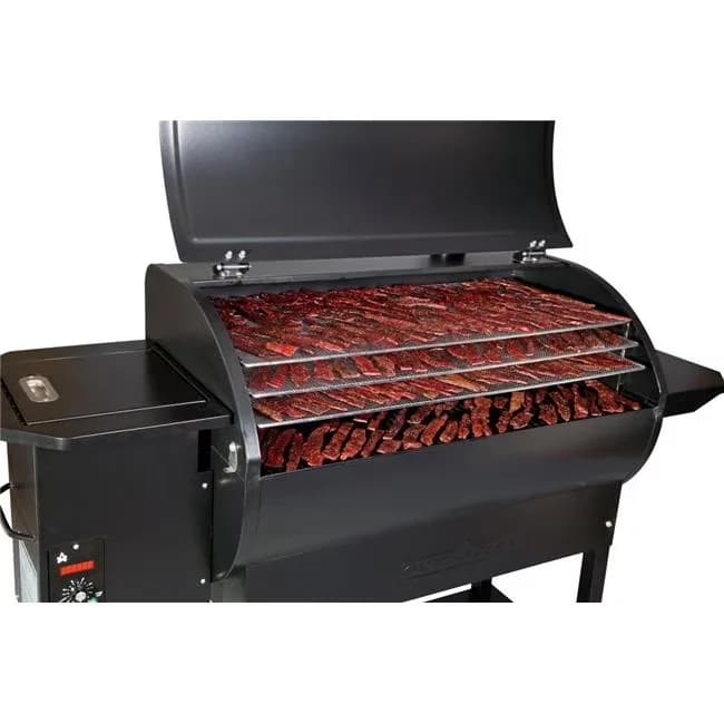Professional Smoker with Warming Rack, Fits 36 in. Pellet Grills - Steel Gray Model 0EF1B1