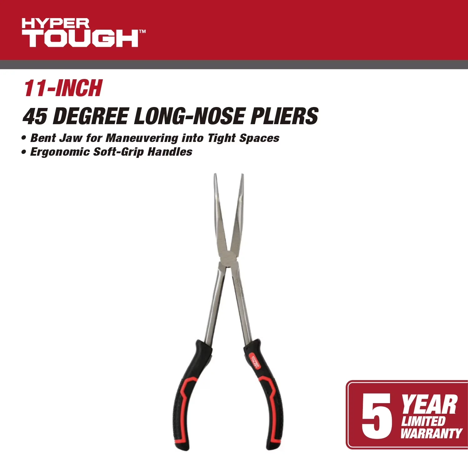 Innovative Hand Tool with Easy To Operate, Ergonomic Handle, Handheld - Black 11" Model 86F7C3