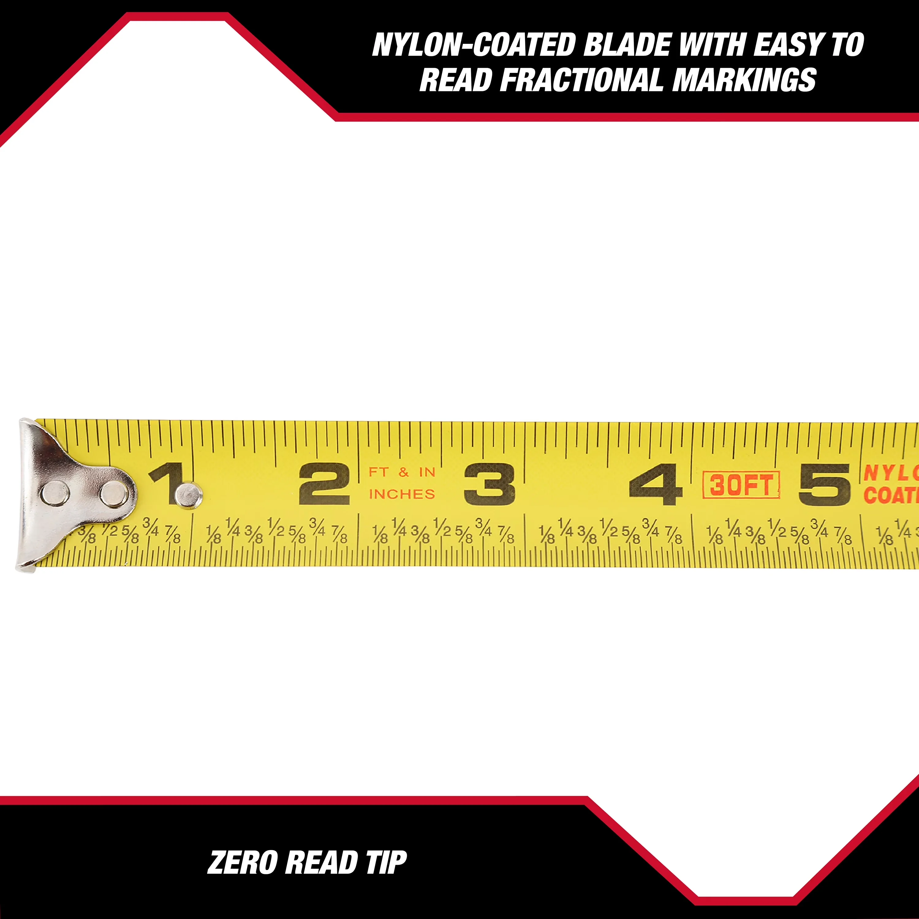 Reliable Measuring Layout with Easy To Use, Adjustable - Plastic, Metal Red Model 5B720B
