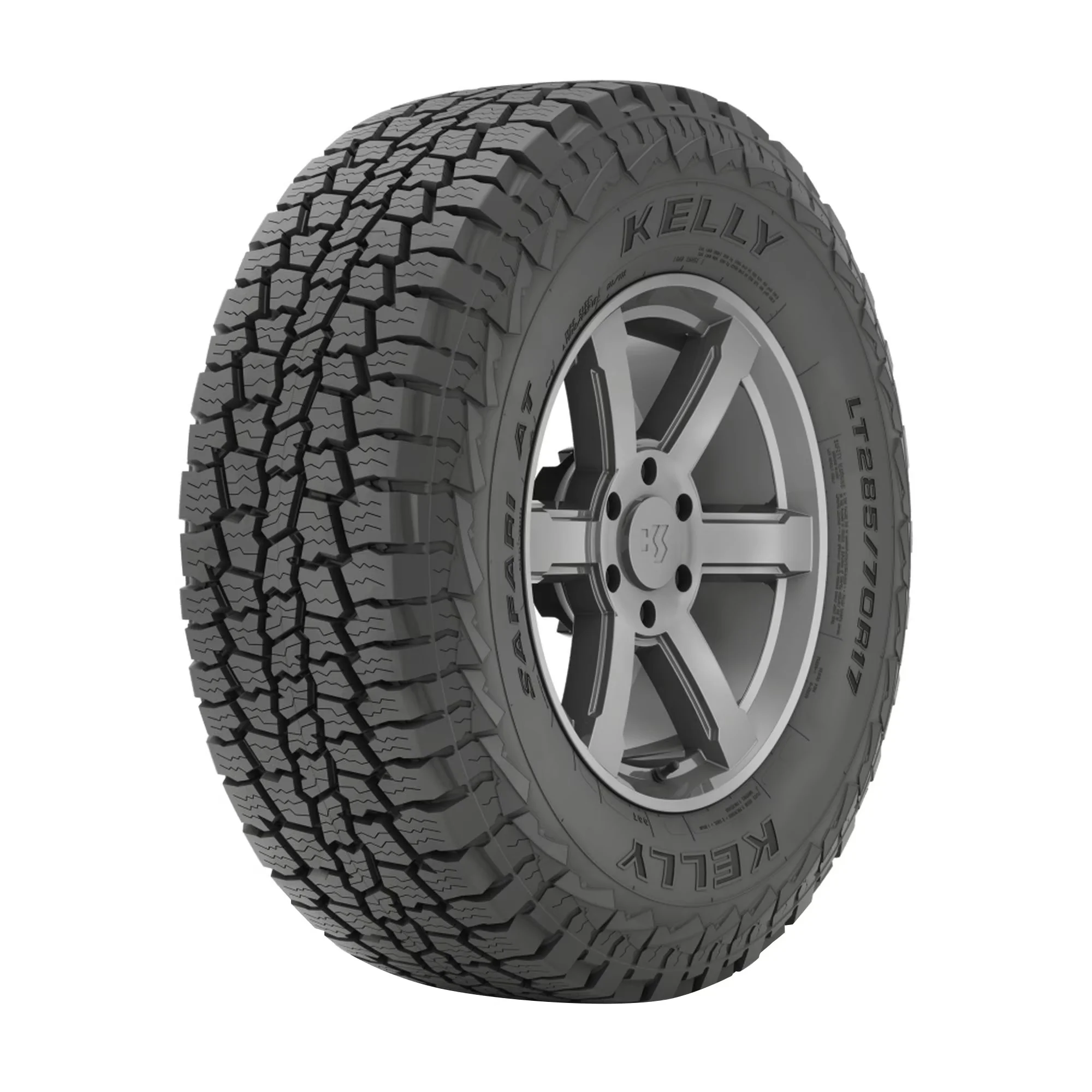 Innovative Car Tire with Fits Multiple Makes And Models, Sidewall style: Black Sidewall - Model BCBF58