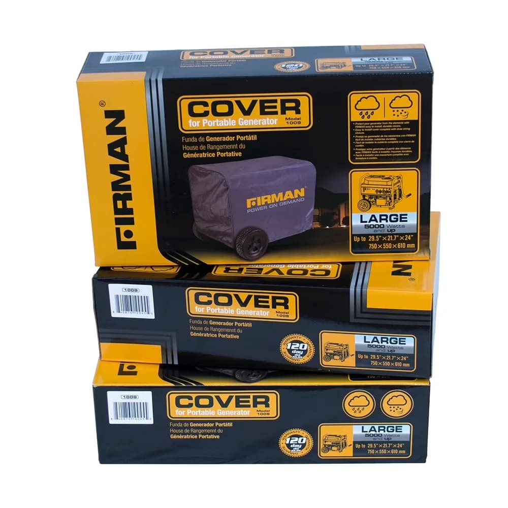 Efficient Generator with 8000W, Adjustable, 1009 Large Cover - Black Vinyl Model 143B9C