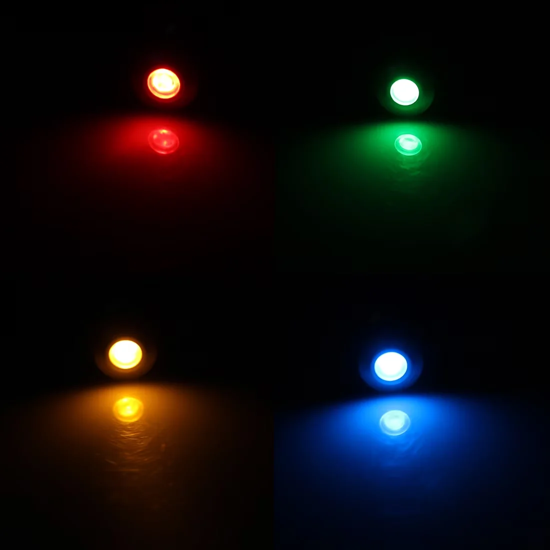 Lamp Set Efficient with LED, 12V, Light Color: Red - Metal Multicolor - Reliable Performance Model 9BF788