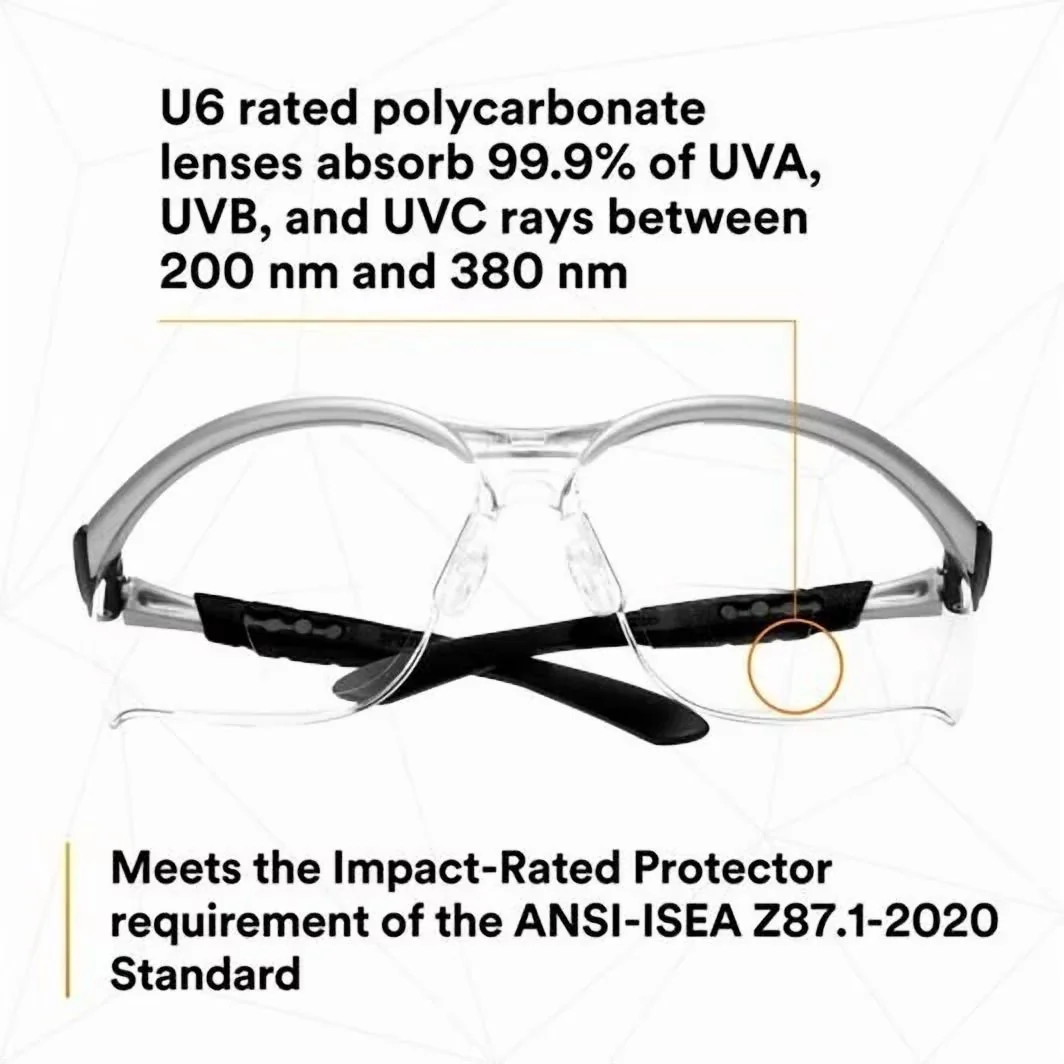 Compact Protective Equipment - Clear Bifocal for Home and Office Model C8B216