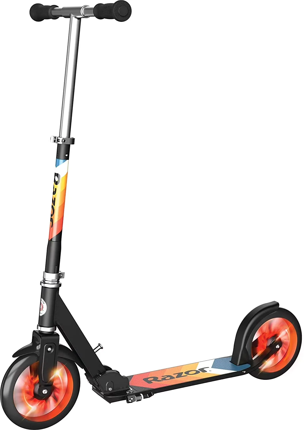 Innovative Scooter with Portable, Lightweight, Foldable - Aluminum Orange Model 5E767F