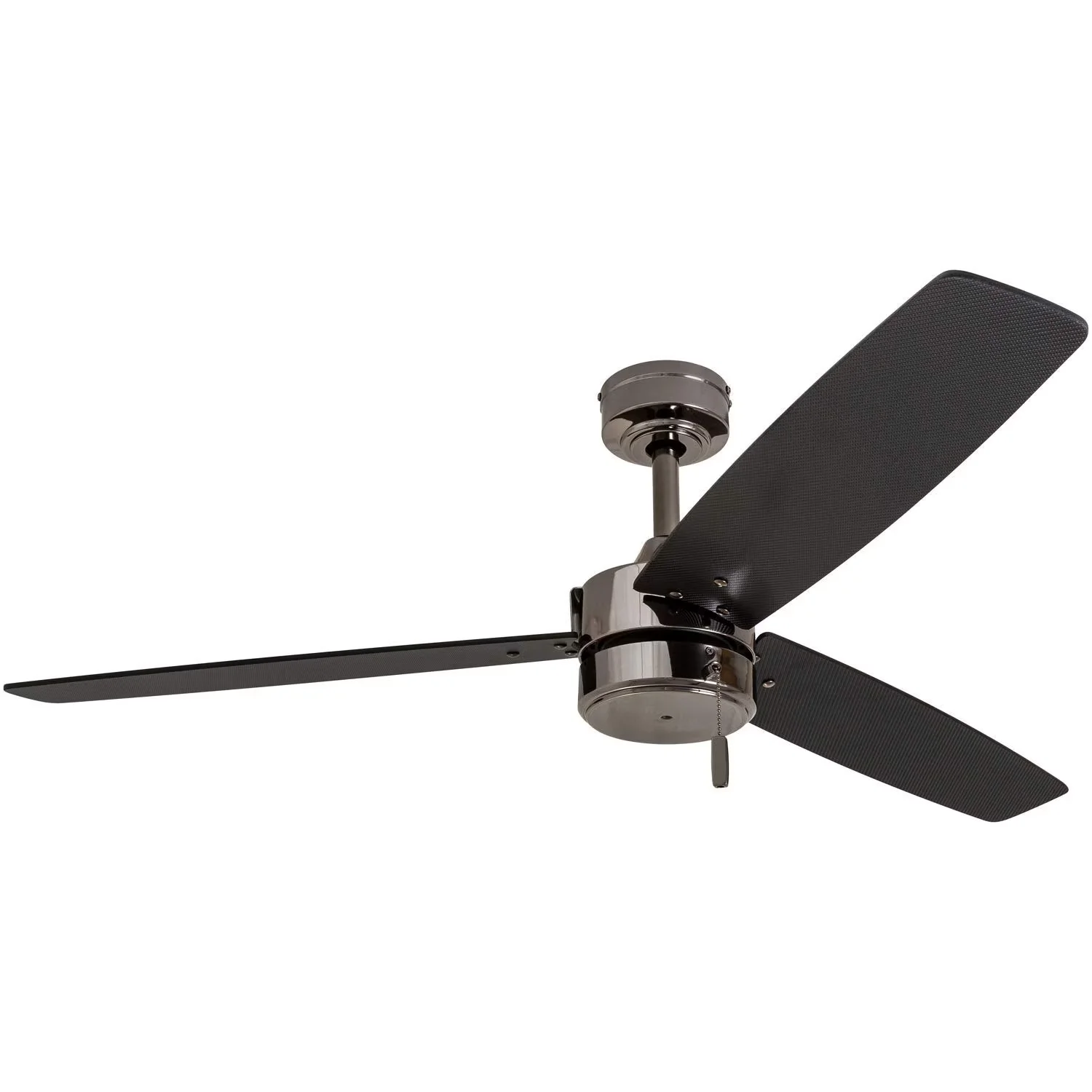 Ceiling Fan Sleek with Reverse Airflow, Modern, Contemporary - Silver 52 Model 5FF41C