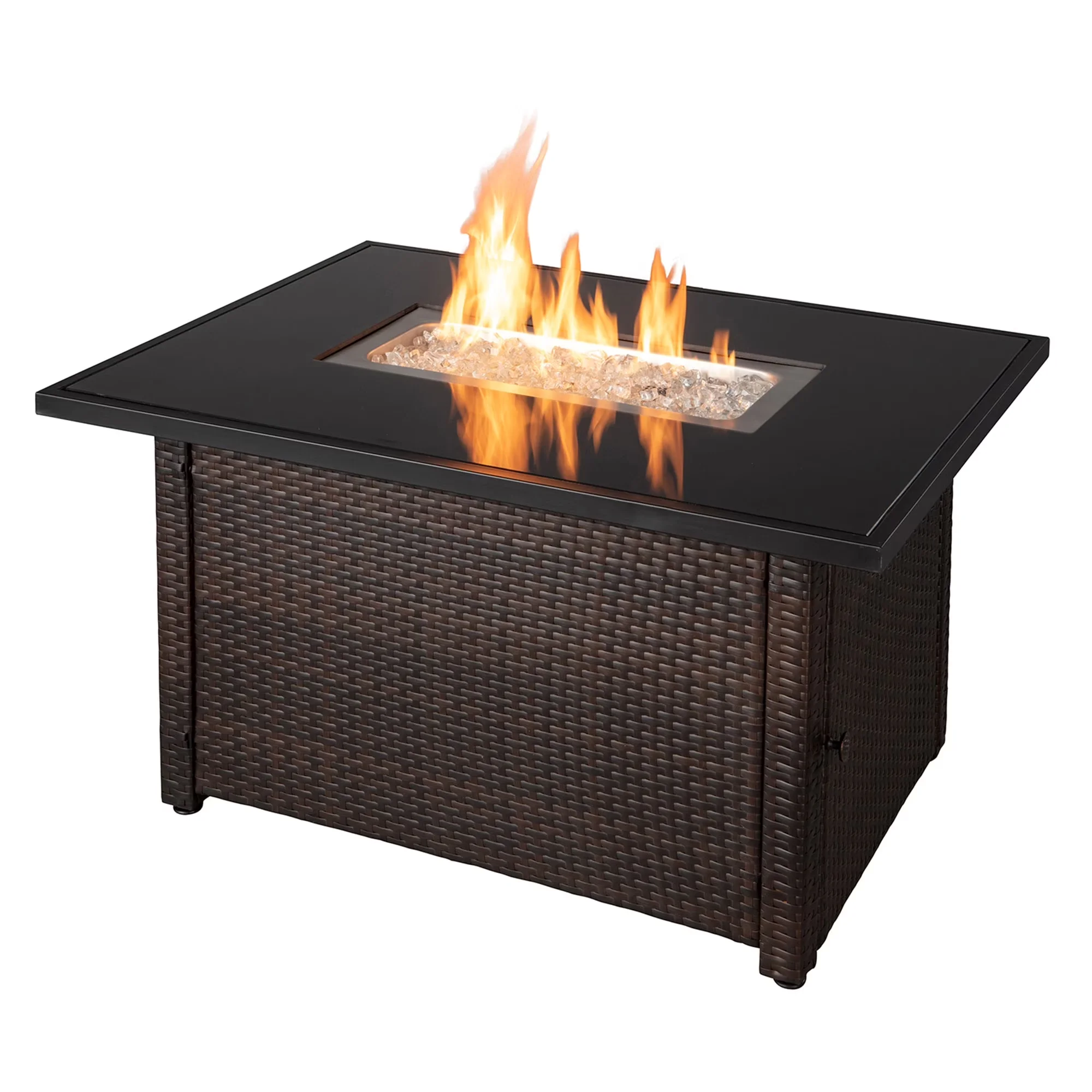 Professional Outdoor Heating with Rust Resistant - Brown Wicker 44 x 32 Model 666752