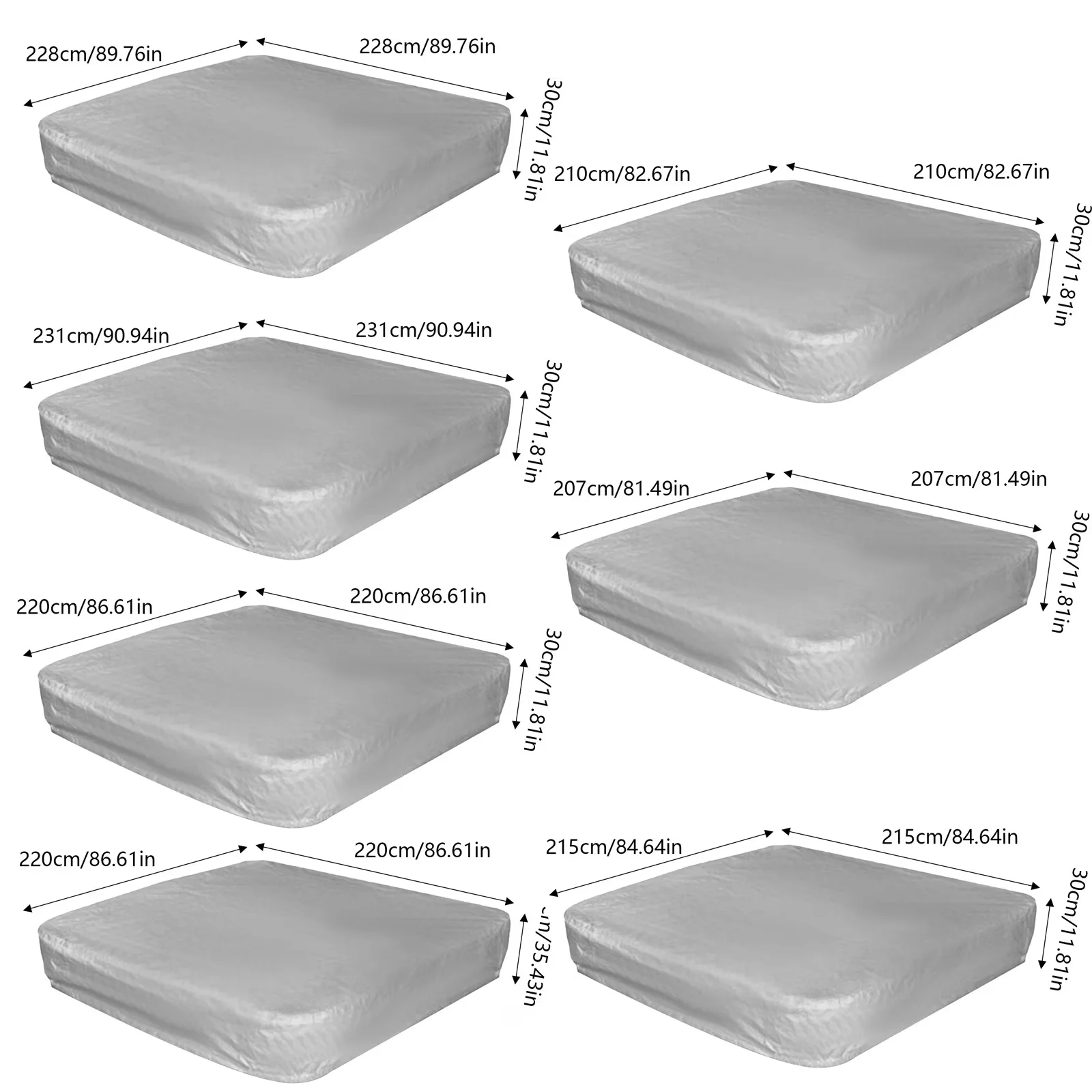 Efficient Hot Tub with Uv Resistant, Storage case - Brown A Square - Satisfaction Guaranteed Model 638719