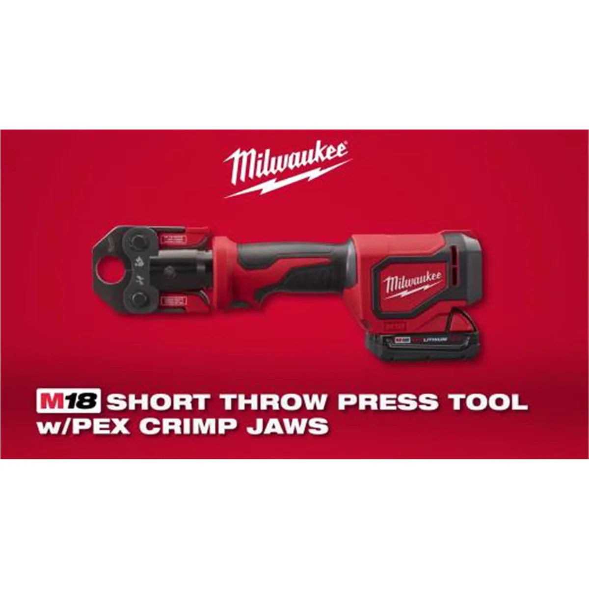 Woodworking Efficient with Auto Cycle ensures full press every time, No Calibration Interval, PEX Crimp Jaws - Black Model 9B4C83