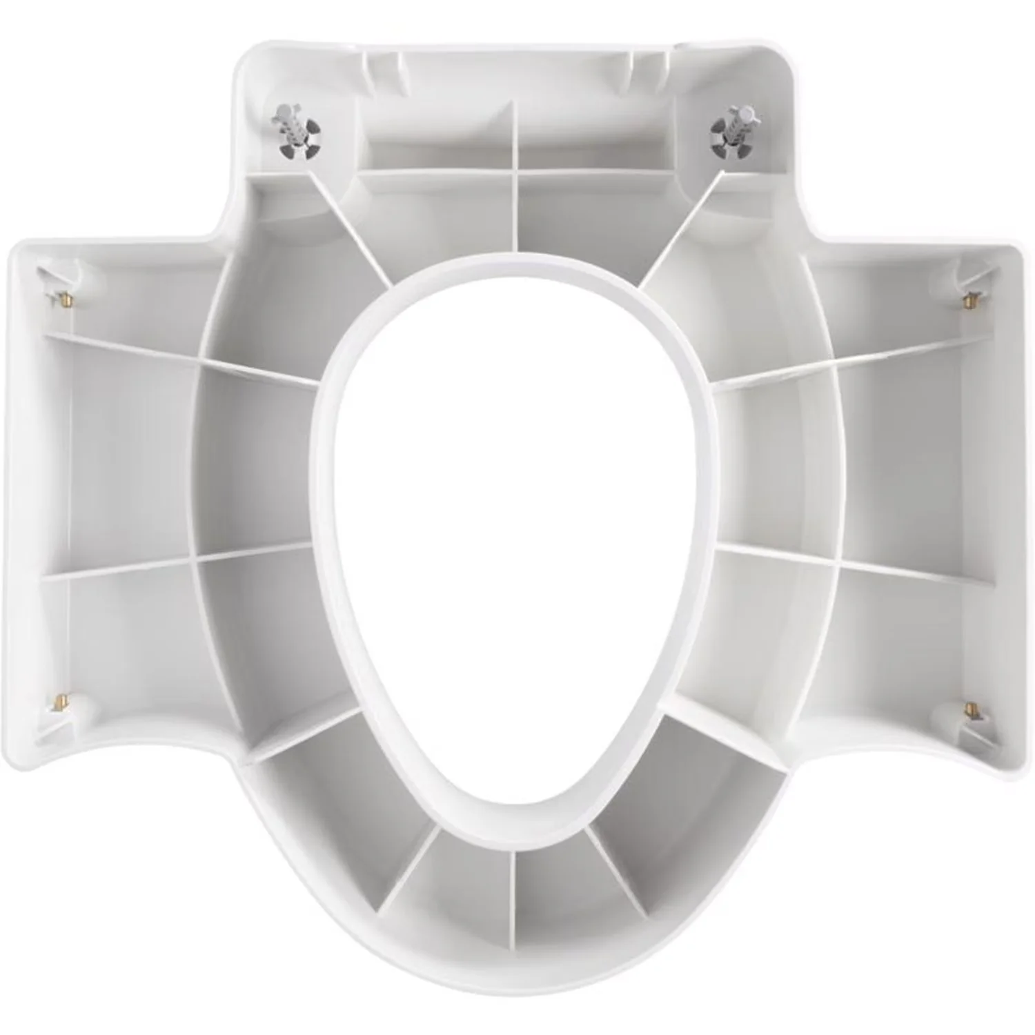 Efficient Toilet Seats And Lid with Universal, Rise Elongated/Round White Plastic Riser - Plastic White Model DCEBB8