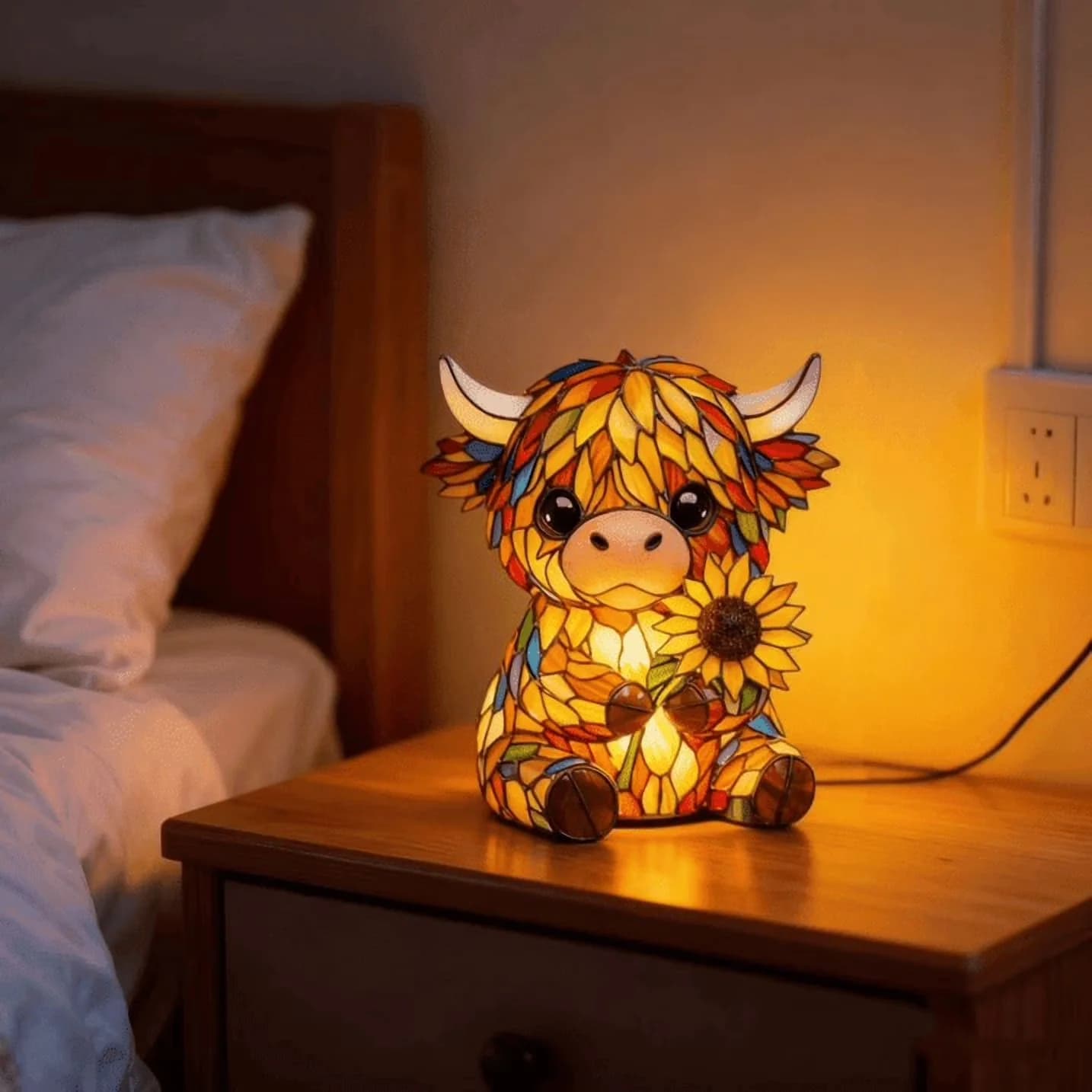 Compact Lamp Set with LED, Battery, Eco Friendly - Multicolor Resin for Living Room, Bedroom Model B5A5FC