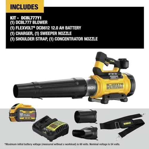 Premium Leaf Blower with Battery, 60V, Country of Origin: Vietnam - Heavy Duty Model 79ED71