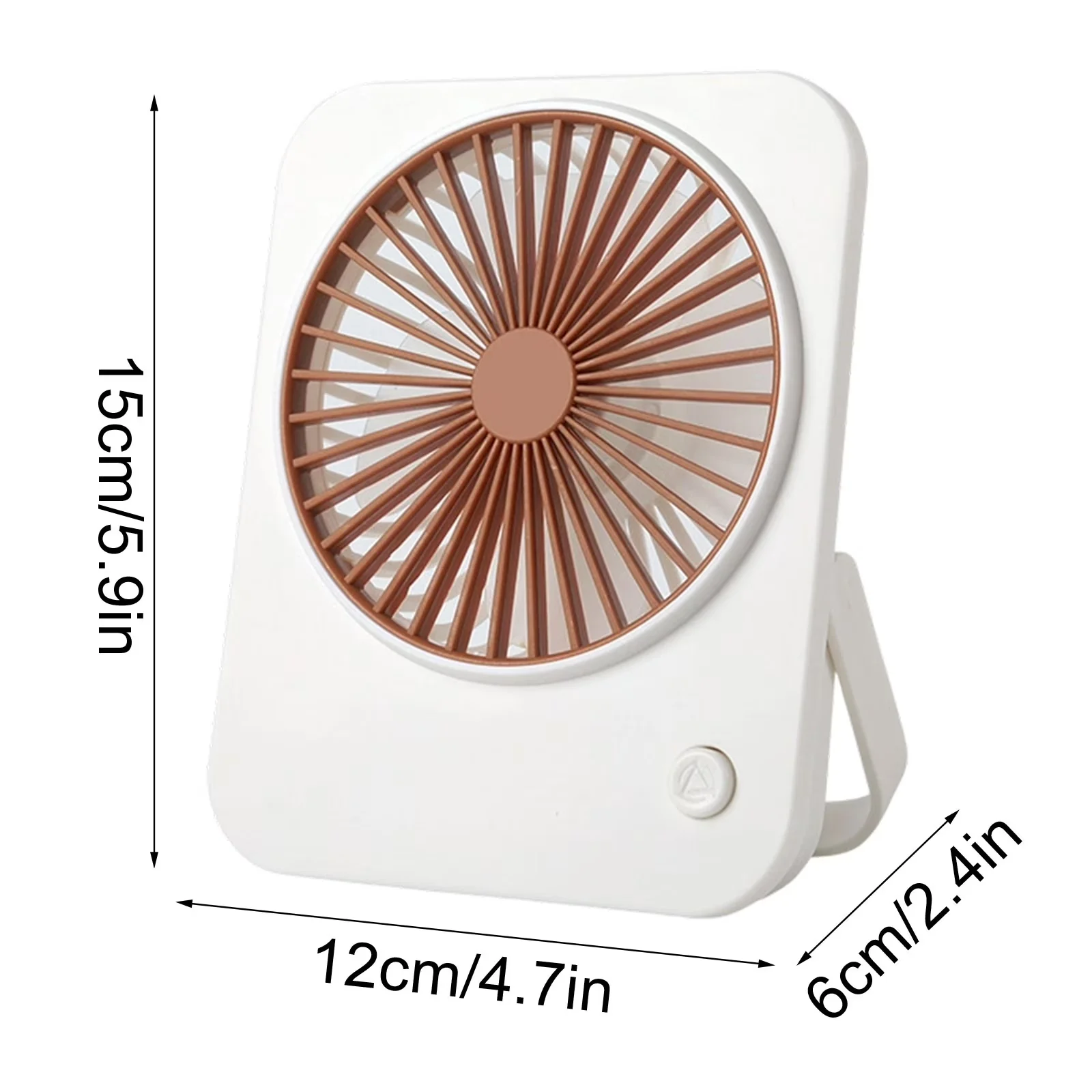 Premium Lamp Set with Battery, Adjustable Height, Cordless Desktop Utility - Brown Abs Model BD65B3
