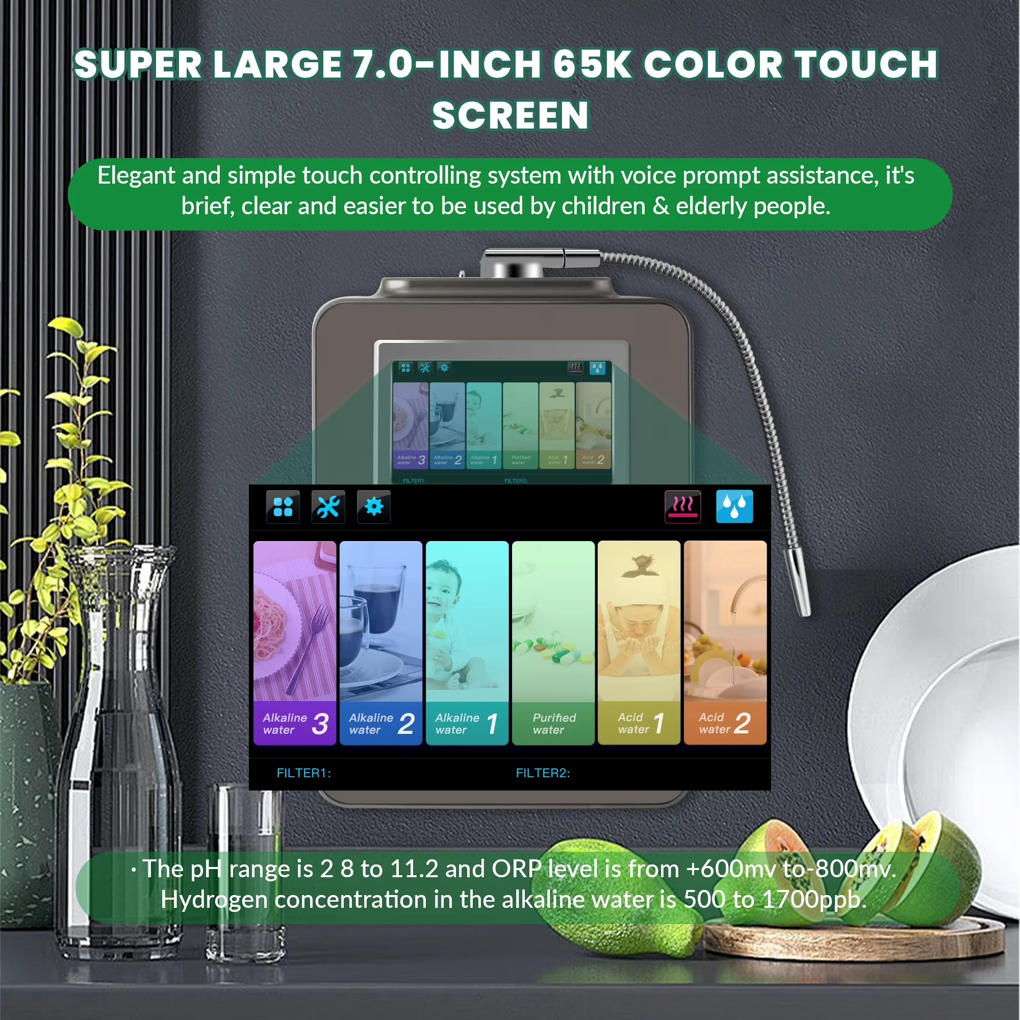 Reliable Air Purifier with Self-Cleaning, Key Features & Benefits - Black for Home Model 617055