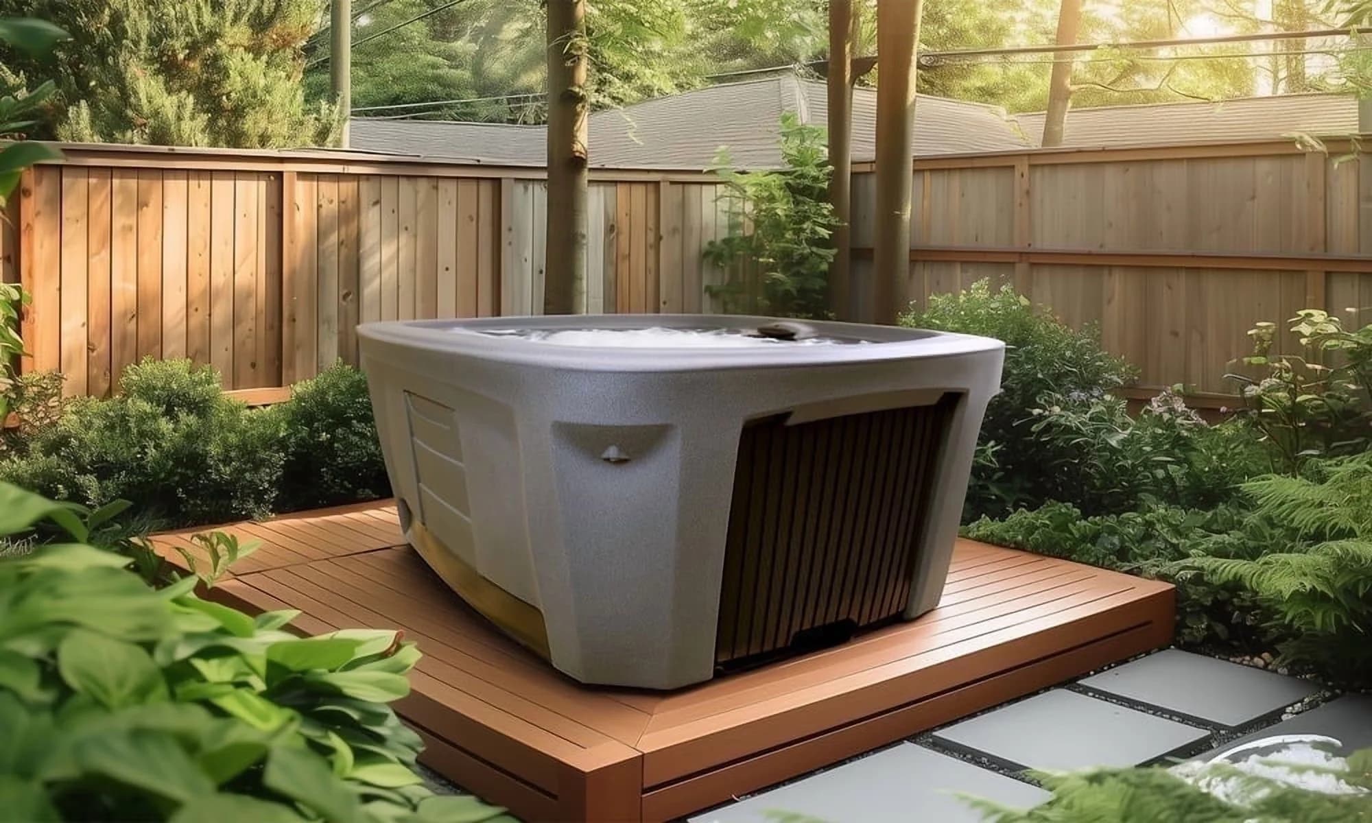 Hot Tub Innovative with LED, 120V, Arise 5‑Person 45‑Jet Plug & Play for Daily Use - Model 69FBA5