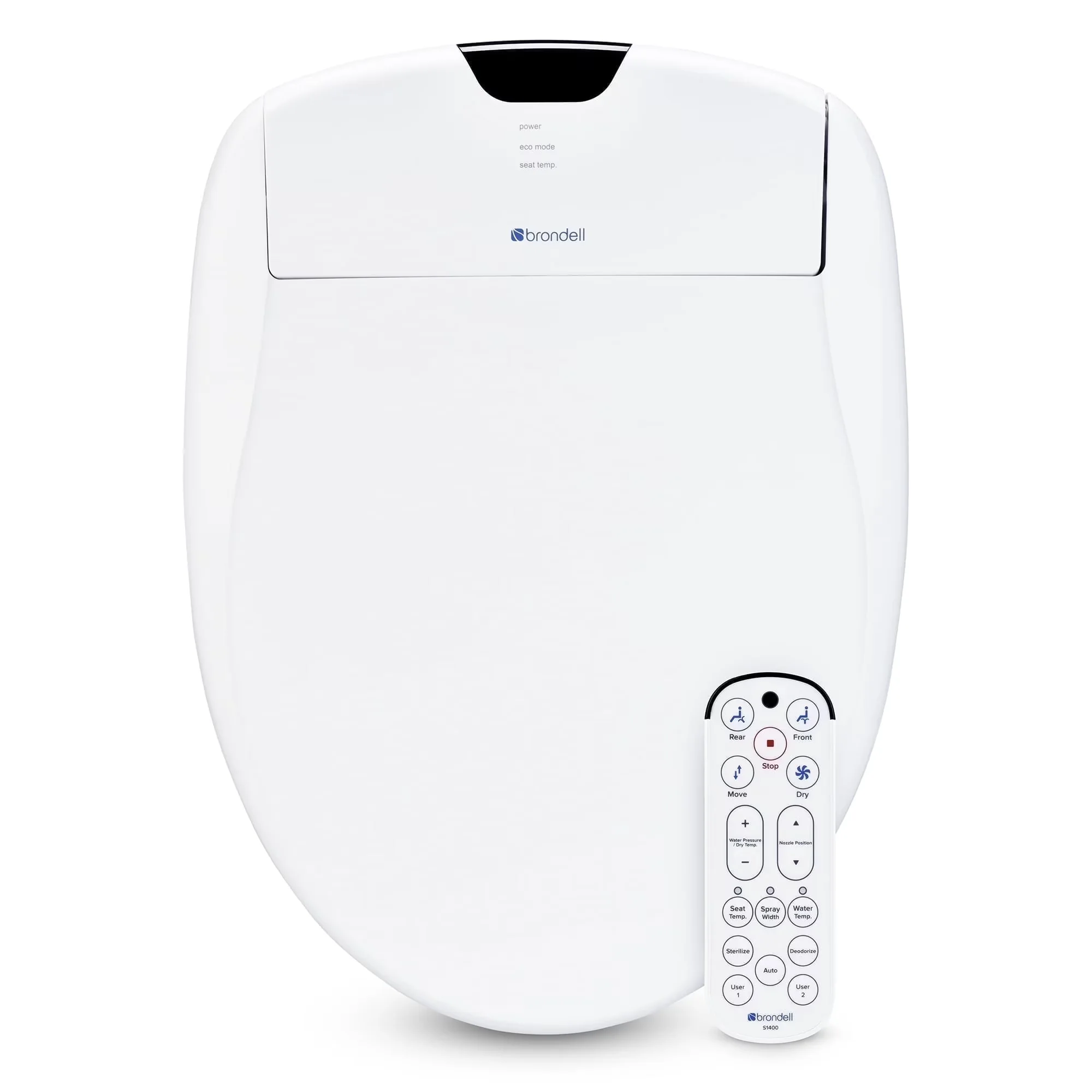 Quality Toilet Seats And Lid with Night Light, Heated Seat - Plastic White Model CC89F4