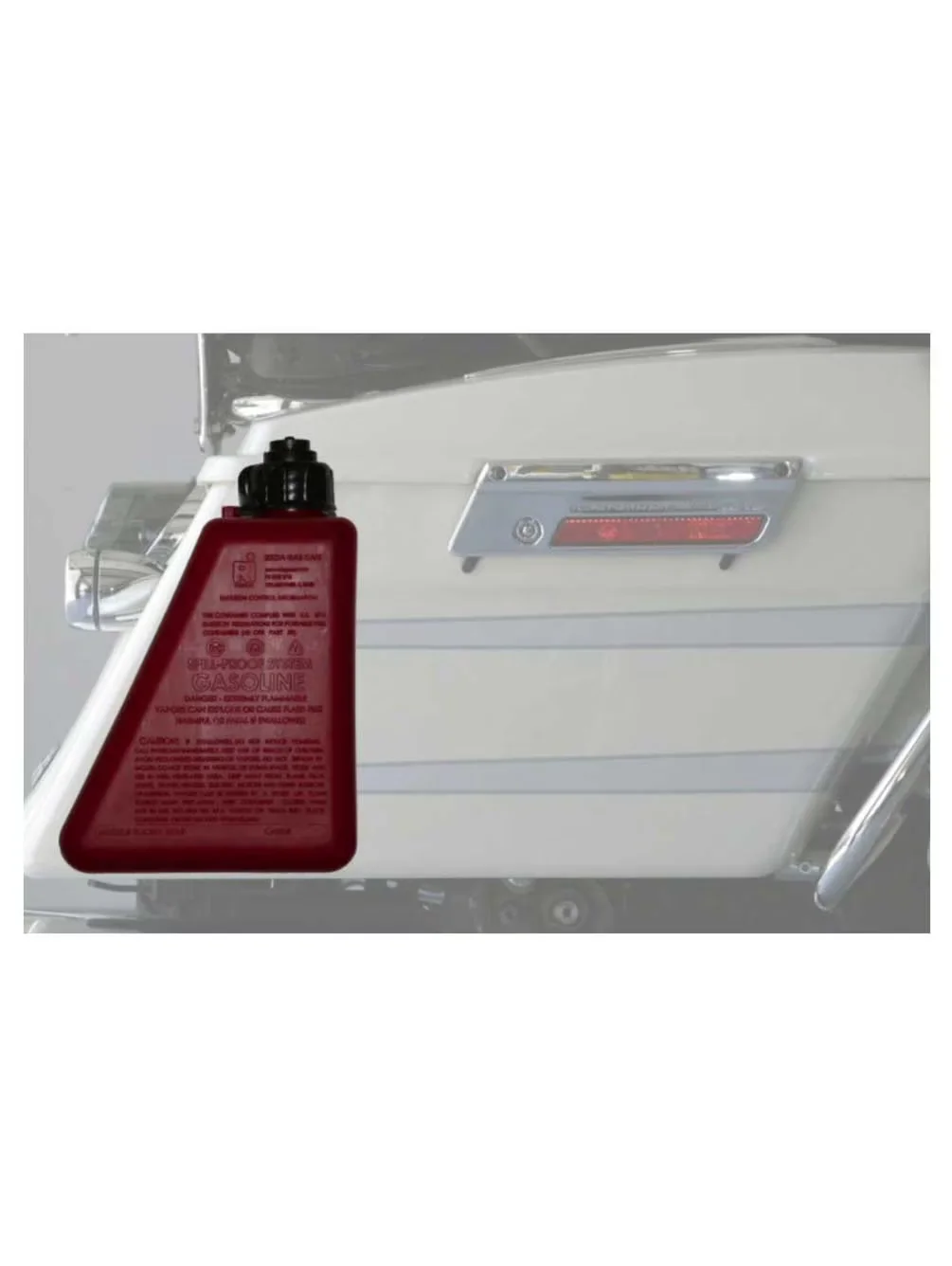 Sleek Replacement Parts Accessory with Portable, Holds one gallon of gas - Black 2.5 lbs Model DF0F7A