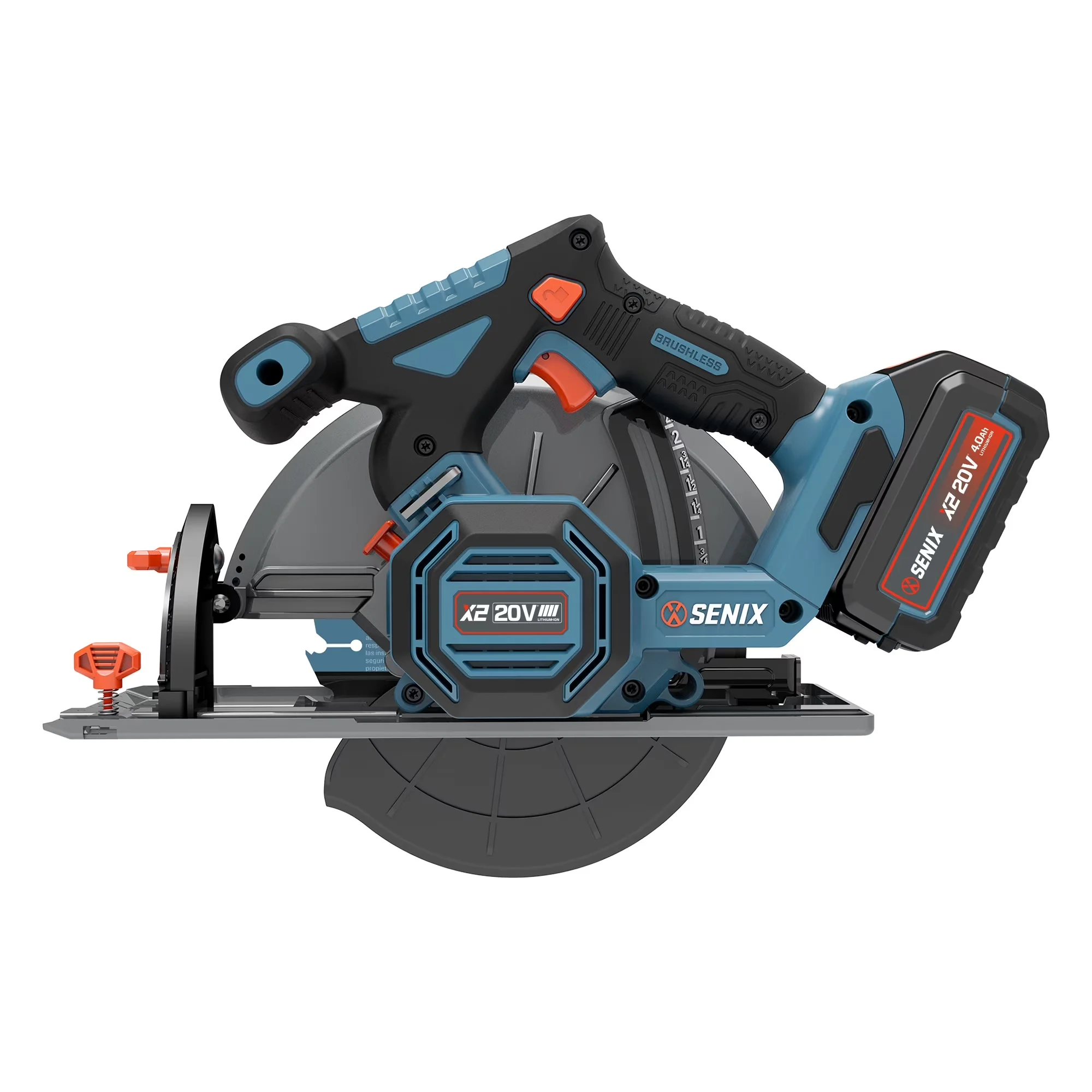 Innovative Power Saw with Battery, LED, 20 Volt Max* 7-1/4" Cordless Circular - Model 05DB0B