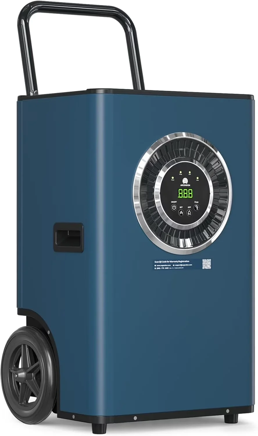 Premium Dehumidifier with Bucket Full Indicator, Automatic Defrost Control - Blue Model 49971A