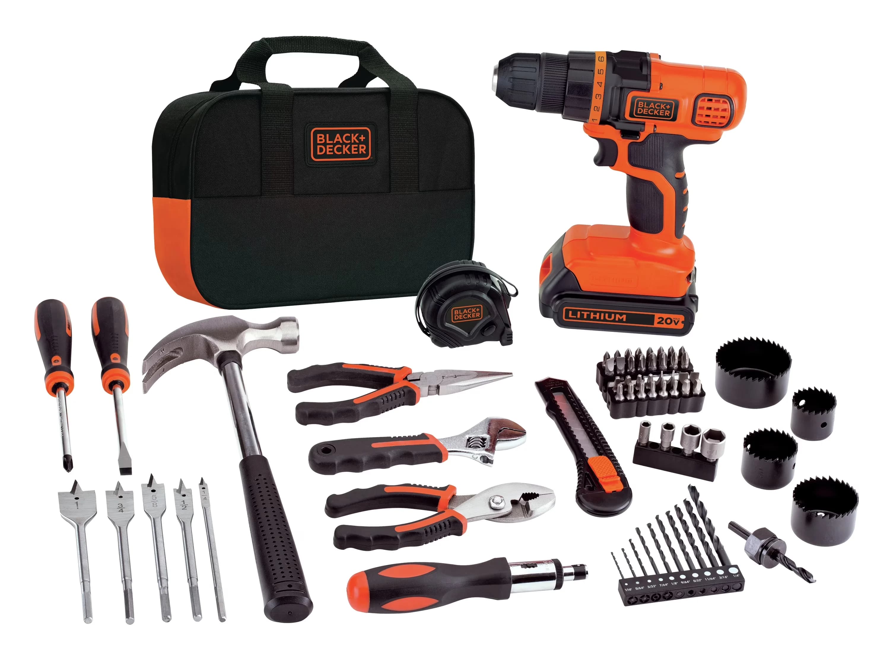 Drills Driver Innovative with Battery, 20V - Orange LDX120PK - Professional Series Model B253D8