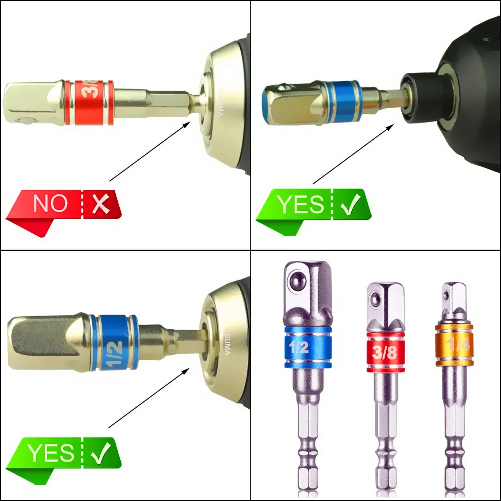 Efficient Hand Tool Set with Cordless, 3-Piece - Chrome Vanadium Steel Multicolor Model 9F98D4