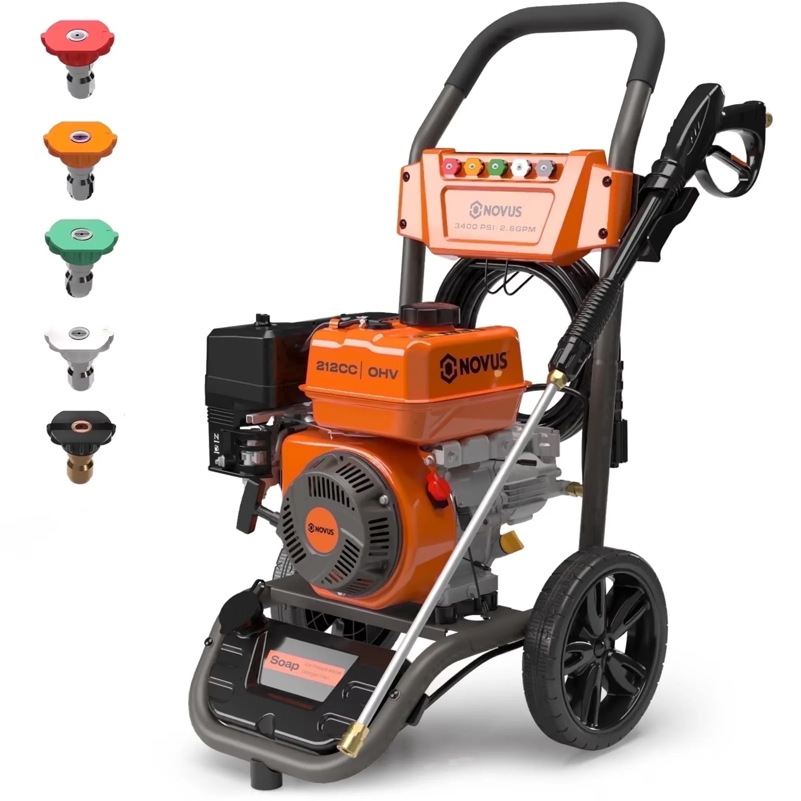 Pressure Washer Essential with Chemical / Detergent Injection, Quick Connect Tips - Model 7F3591