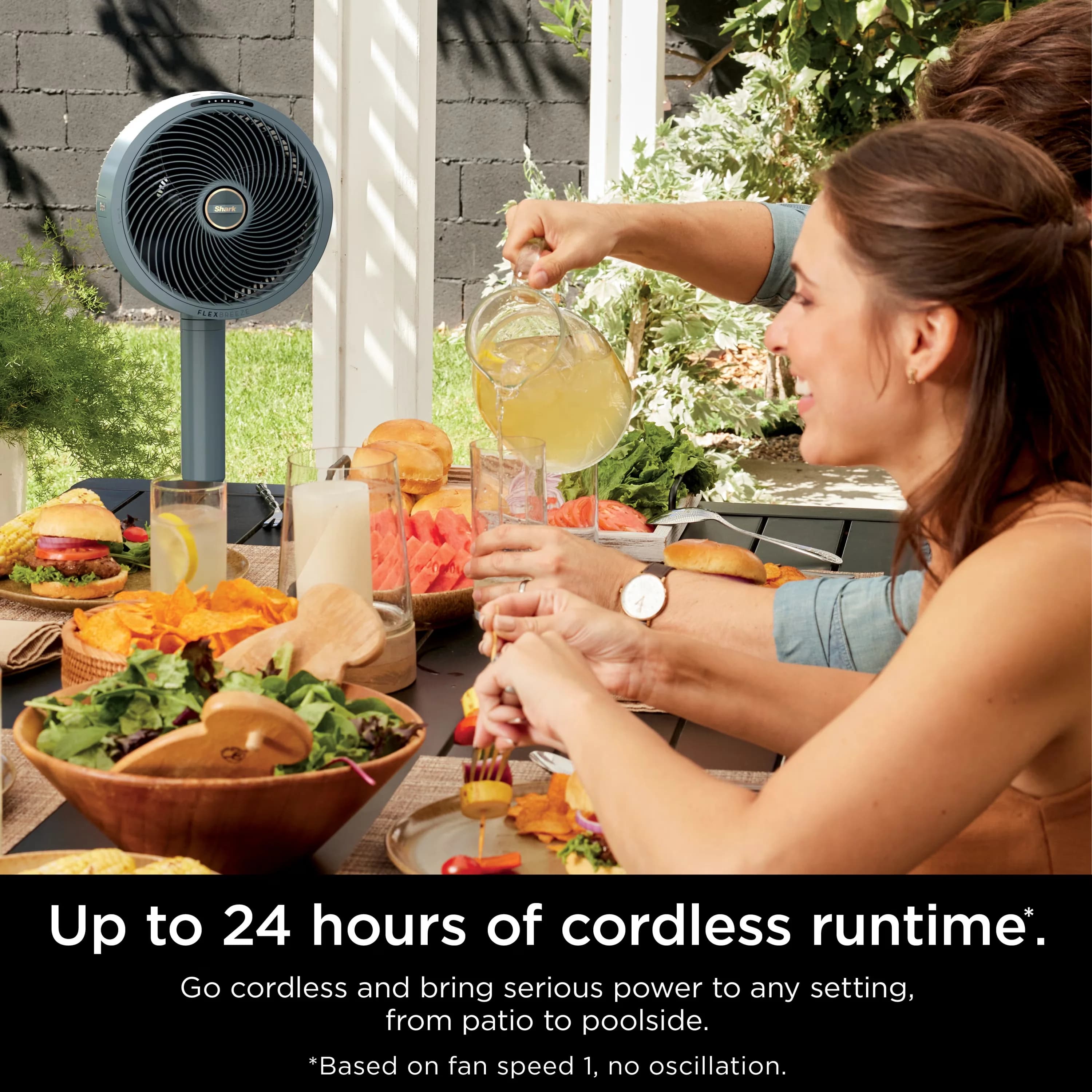 Fans In Cooling Sleek with Powerful, Quiet - Gray Metal FlexBreeze - Low Maintenance Model 2F97DF