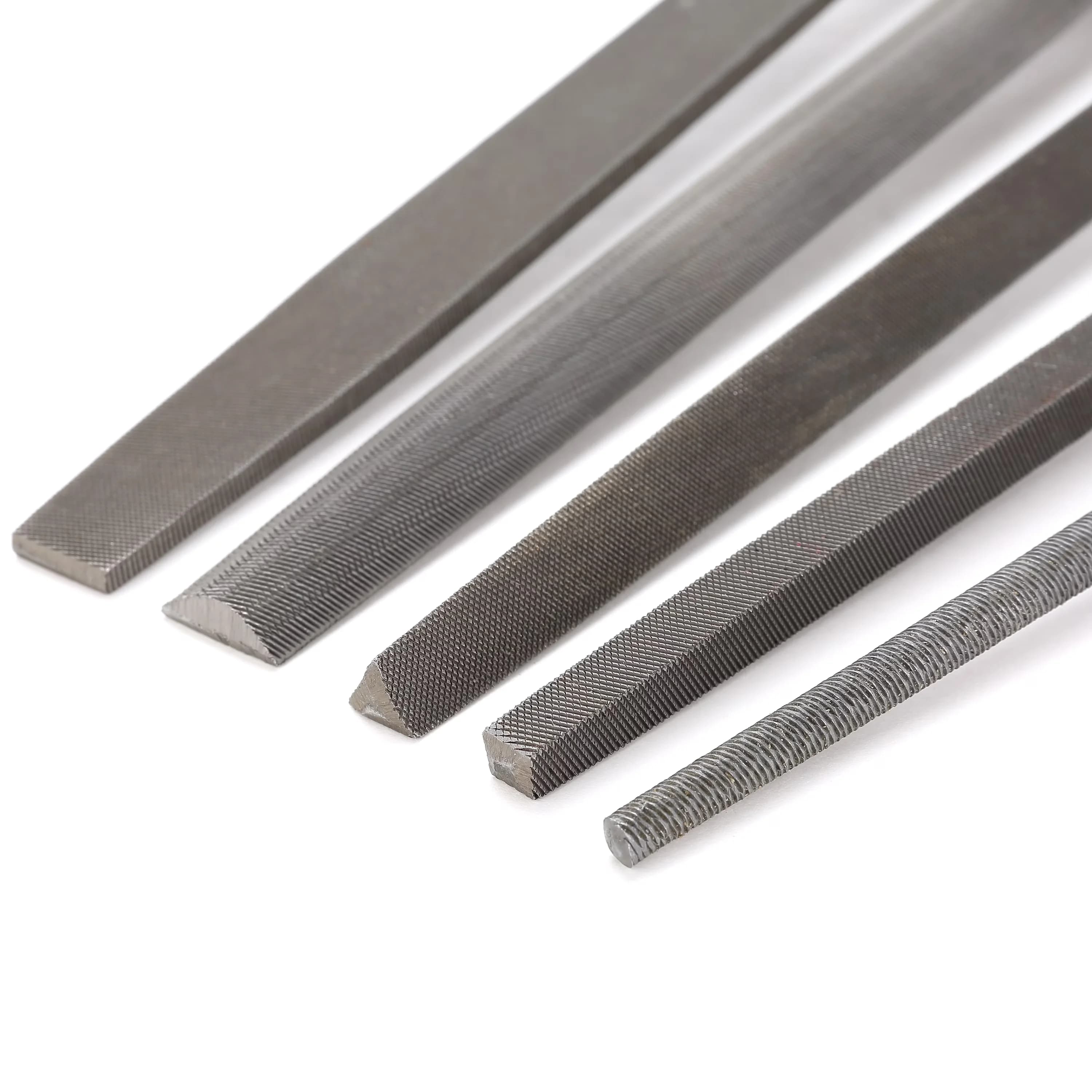 Reliable Hand Tool with Compact, New Condition, 5-Piece 8-inch File Set - 1.4" x 7.5" x 14" Model A87E70