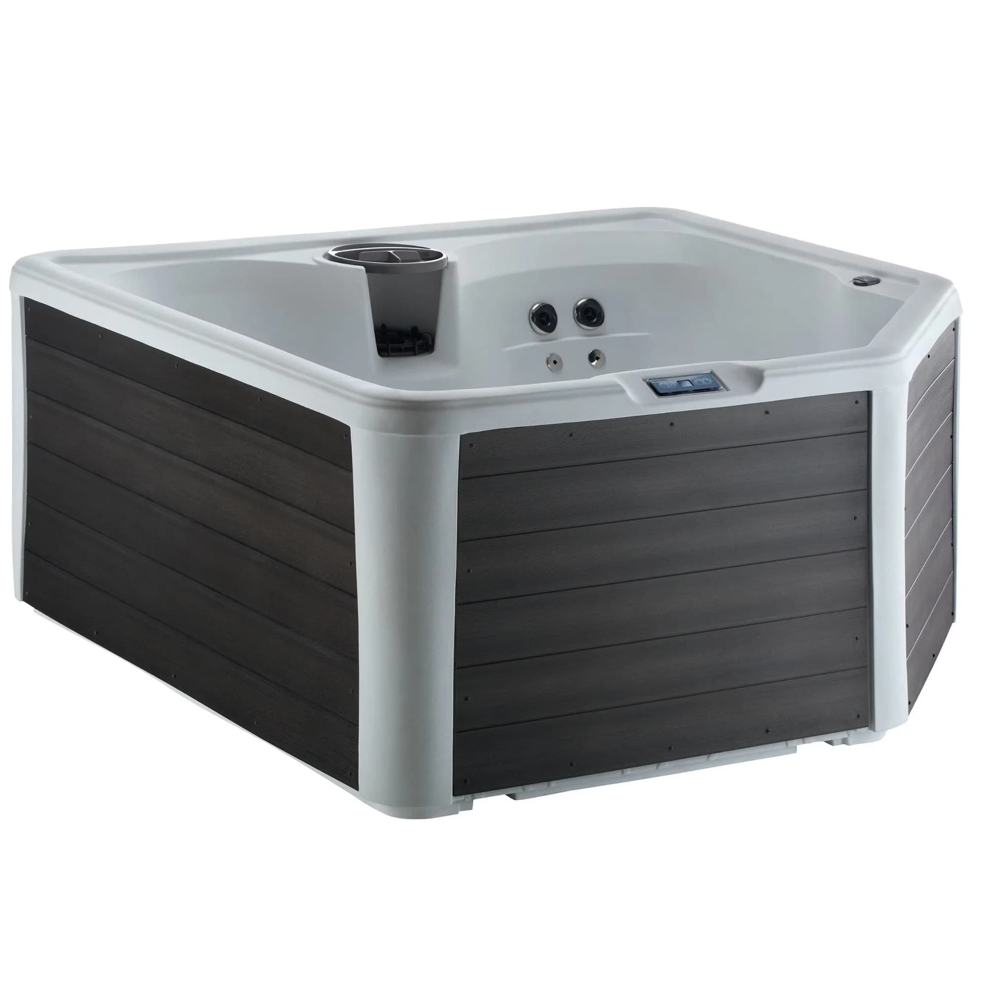 Stylish Hot Tub with Energy Efficient, 110v Plug and Play, Convertible 110v/230v - Model B8CC3D