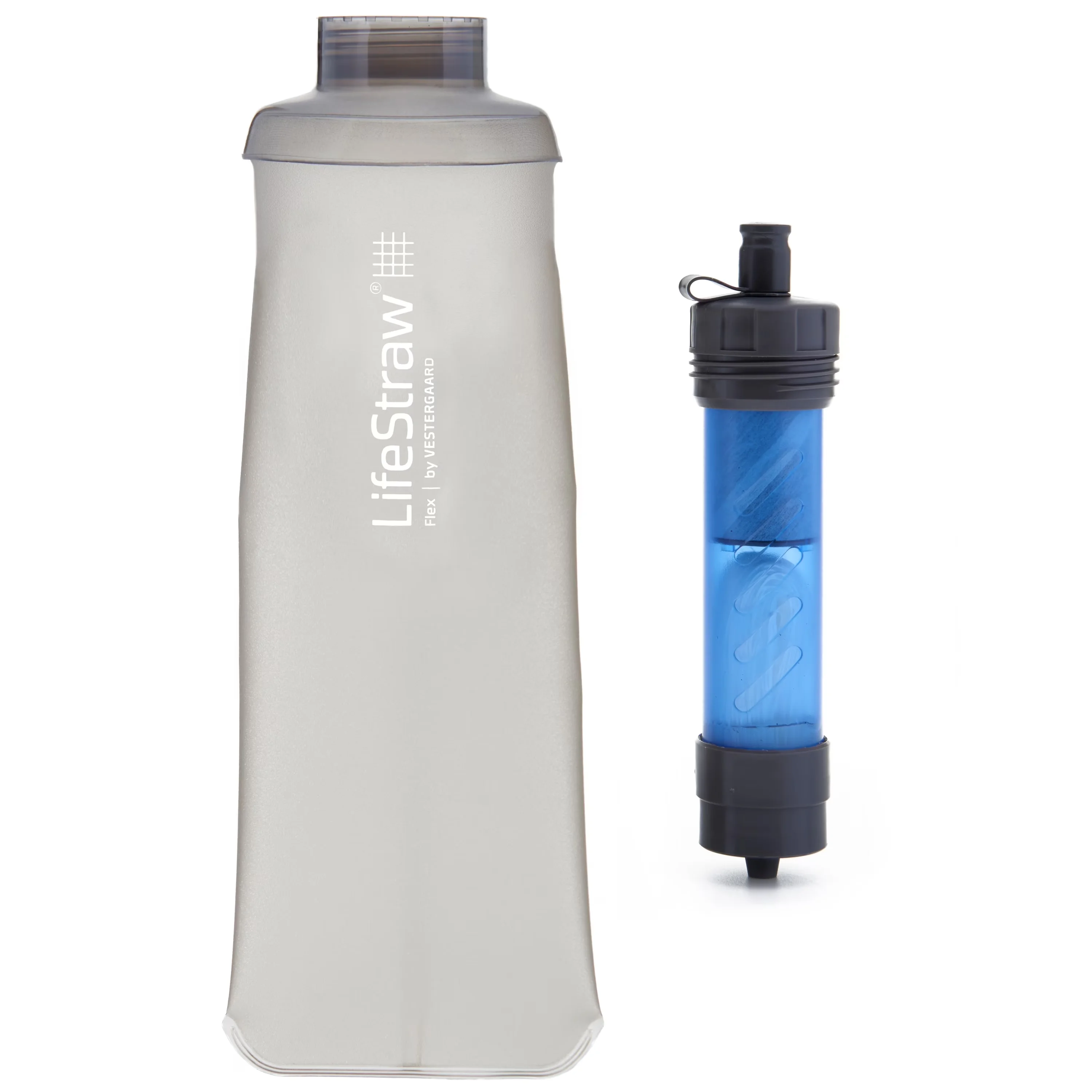 Essential Water Filtration with Flex Filter, Collapsible Squeeze Bottle - Tpu Laminated Nylon Model C2C0A1