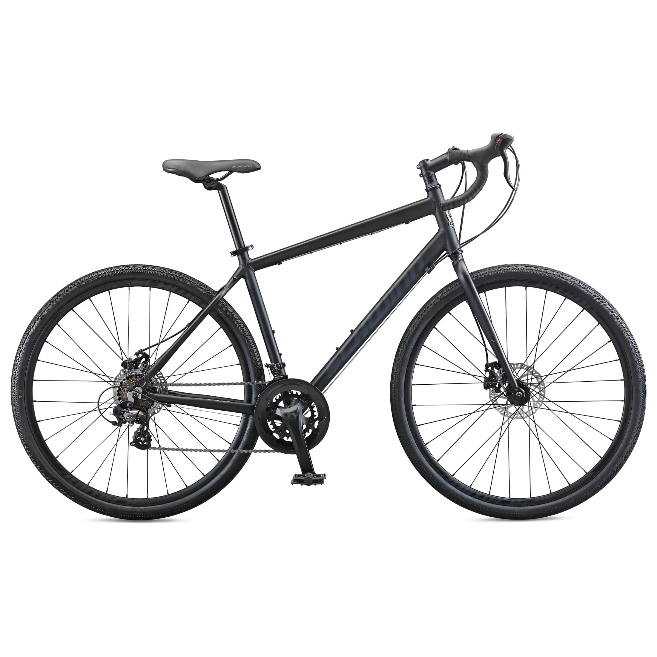 Professional Road Bike with Adjustable Seat Height, Black, 14 Speeds - Matte Black Model 3989B2