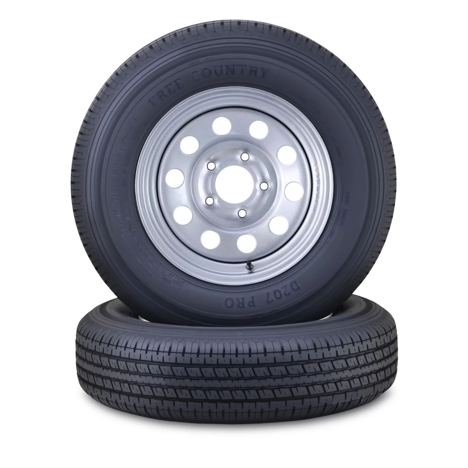 Trailer Tire Modern with Durable Construction, SET 2 - ST175 - Quality Construction Model 1D46E3