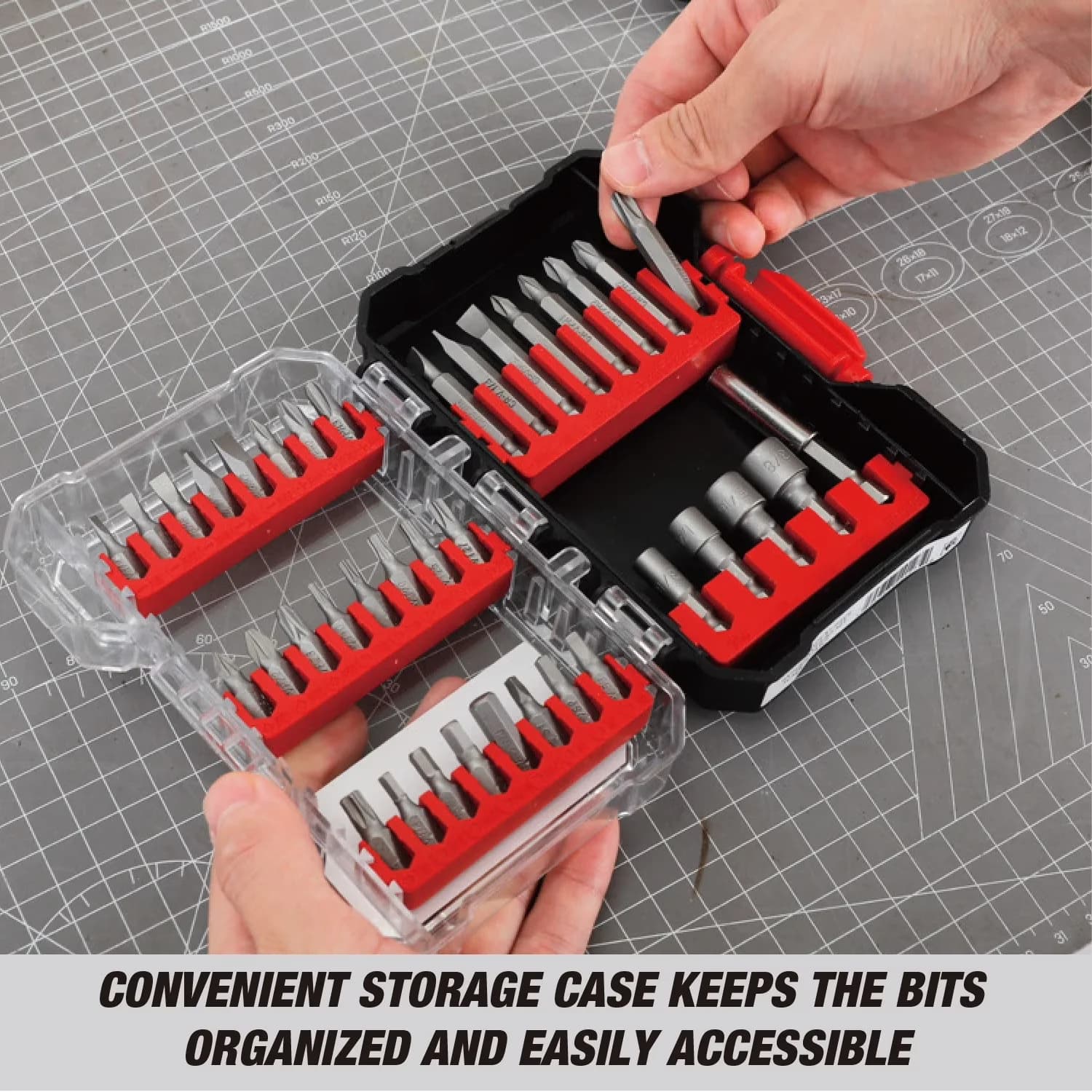 Power Tool Durable with Storage, Tool Organizer, Portable - 37 - Space-Saving Design Model 83BCF7
