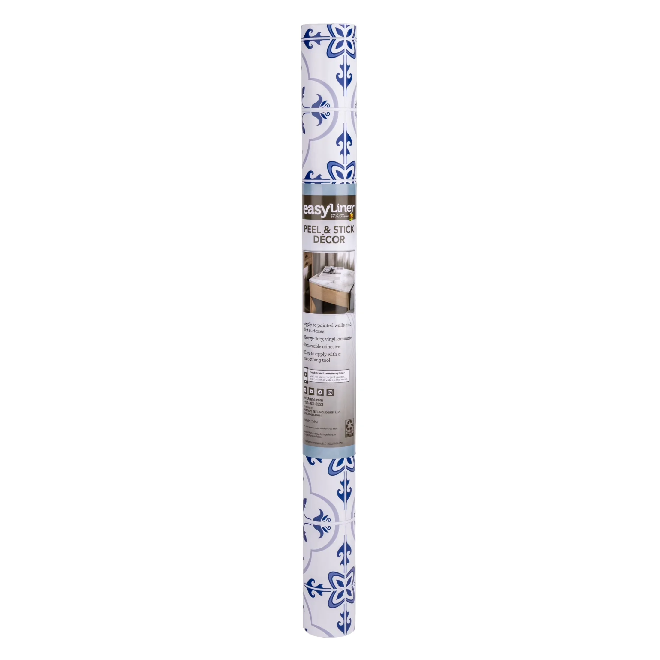 Efficient Wallpaper Wall Decals Wall Covering with Removable, One roll covers up to 30 sq. ft., 20 in. x 18 ft - Red Adhesive Model 1F5568