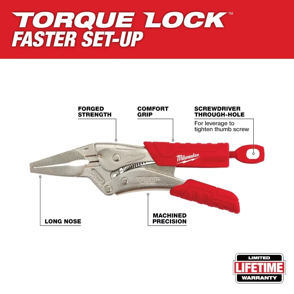 Pro Tool Efficient with Rubber Grip, Comfort-Grip Handle, Ergonomic handles with anti-pinch design - Red Model 077F57