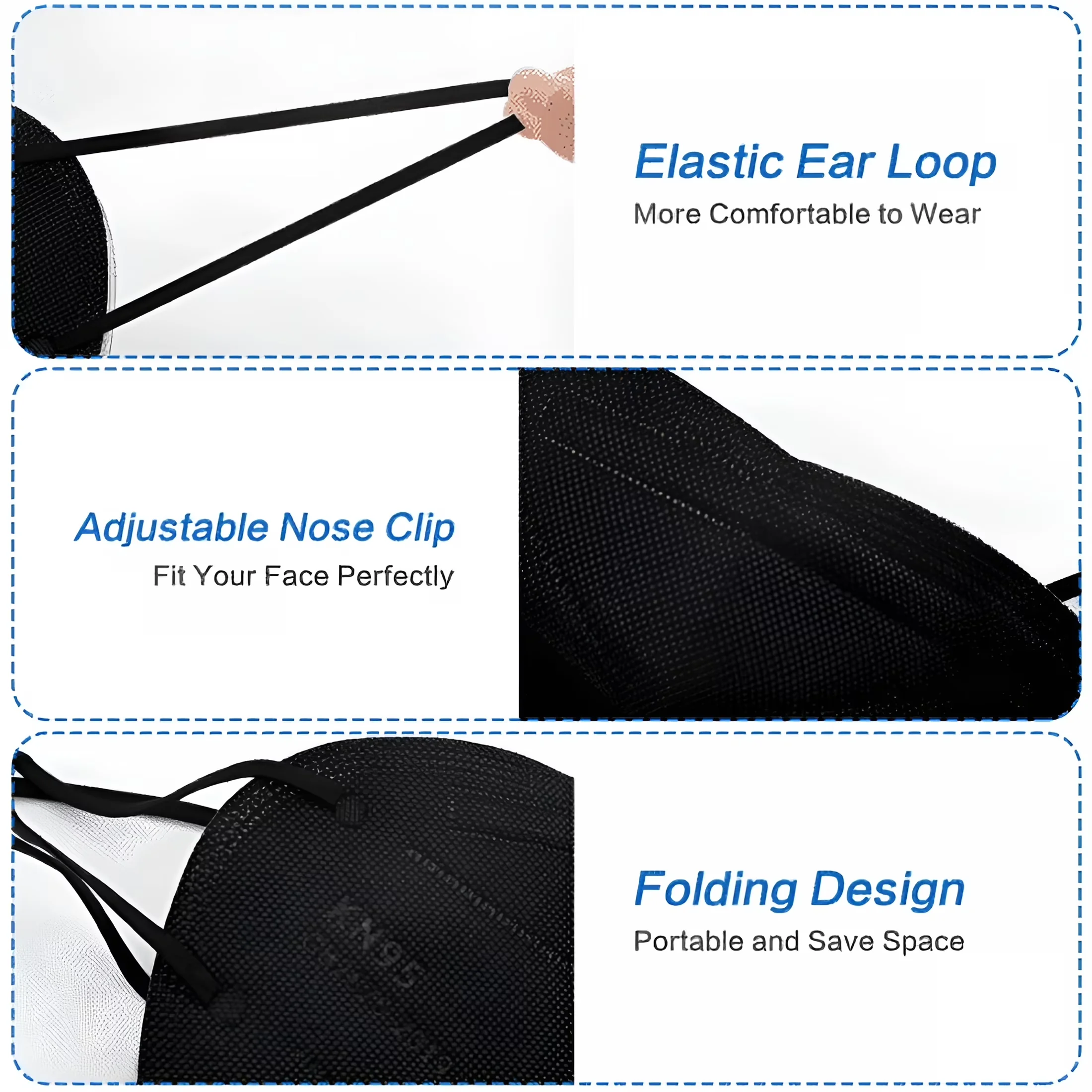 Protective Equipment Compact with Protective, Breathable, Protection - Non-Woven Polypropylene Fabric Black Model A6B0C5