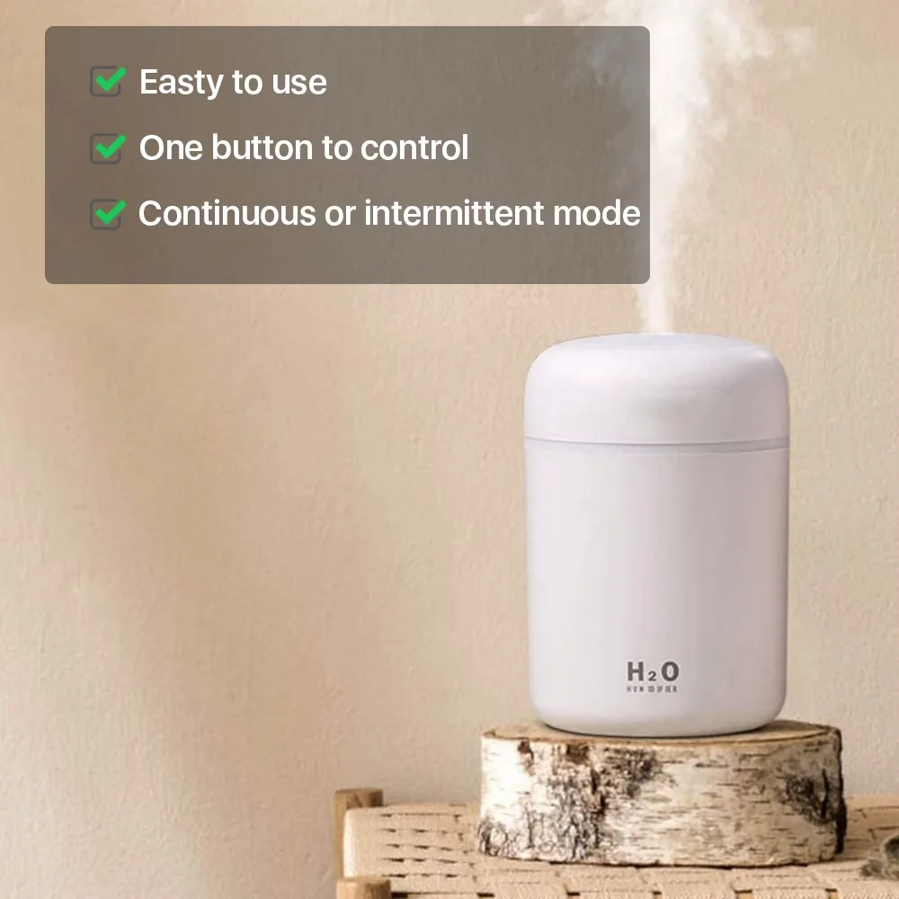 Humidifier Modern with Automatic Shut-Off, Oil Diffuser - White Room - Built to Last Model 472534