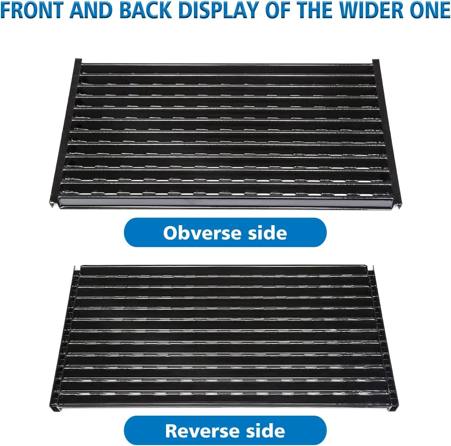 Stylish Flat Top Grill with Grates - Porcelain-Enameled Iron G460-0500-W1 Model F51566