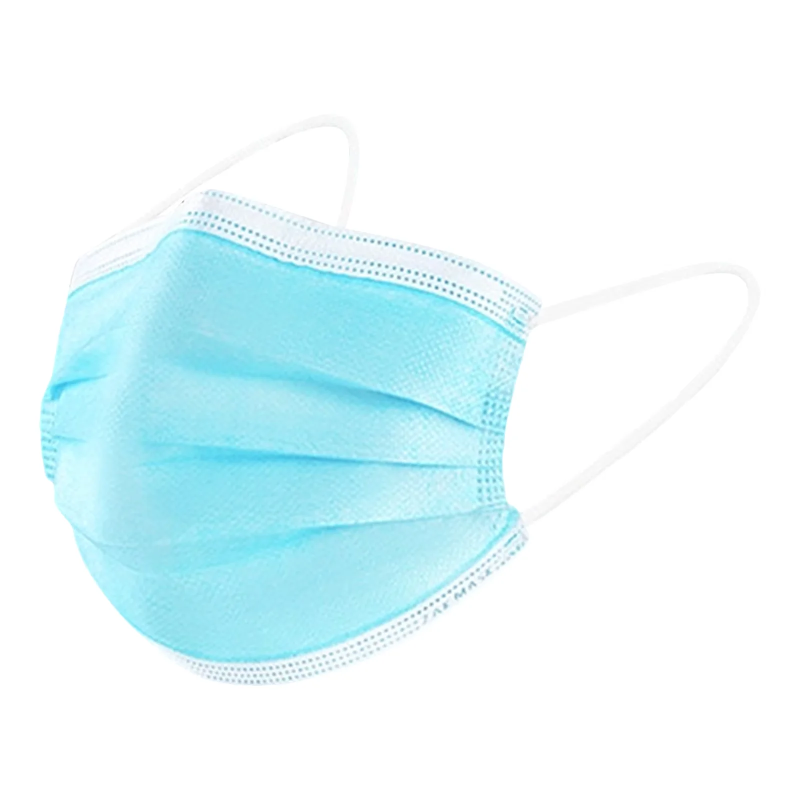 Modern Protective Equipment - Nonwoven Fabric 50Pcs Protection Face Masks Sky Blue #19 Model D62720