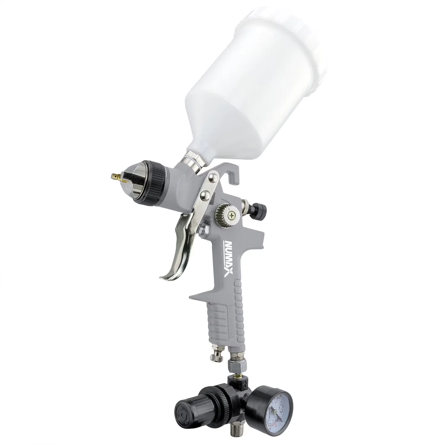 Efficient Air Tools Compressor with Adjustable, Durable, 600cc Cup - White Model F22703