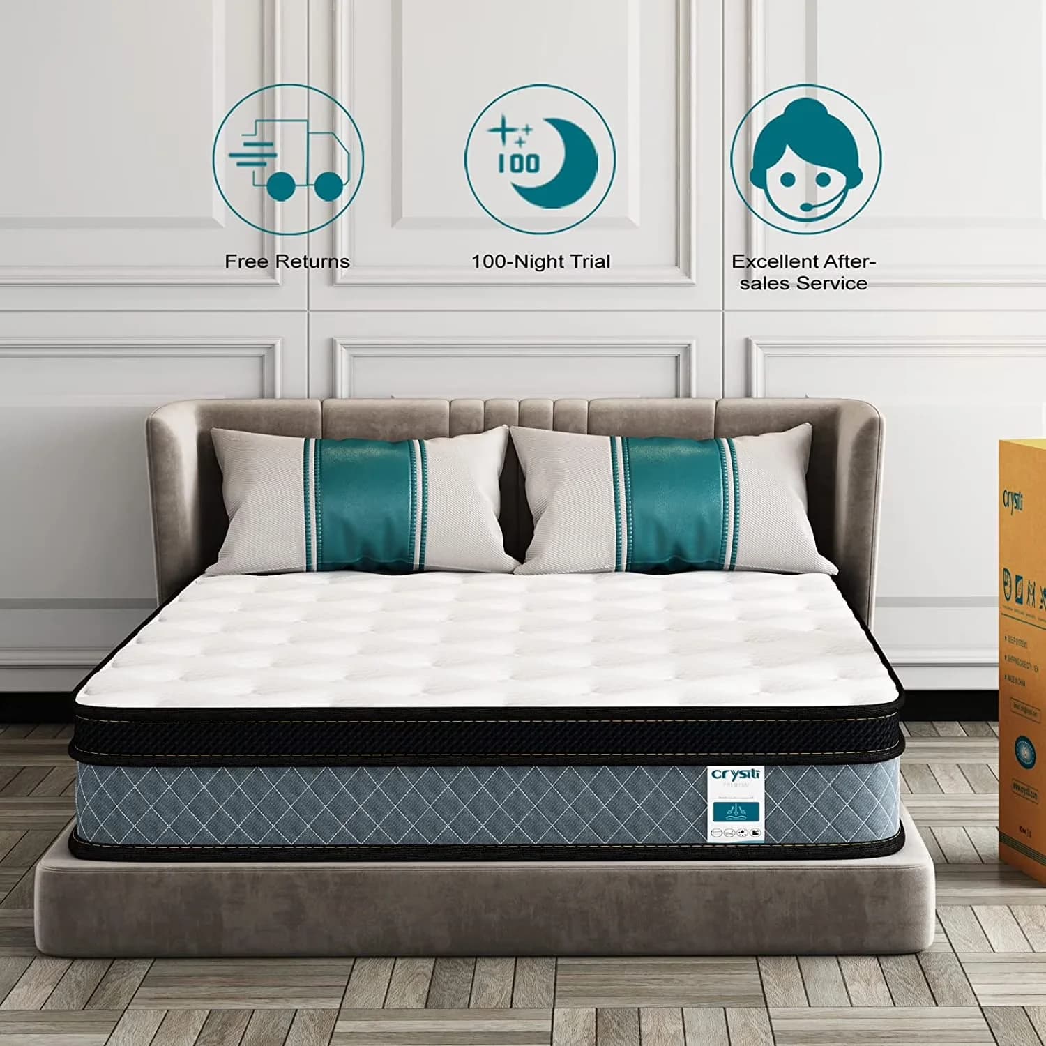 Professional Mattresses Accessory with Mattress-In-A-Box - Pocket Springs;Memory Foam Model EAE290