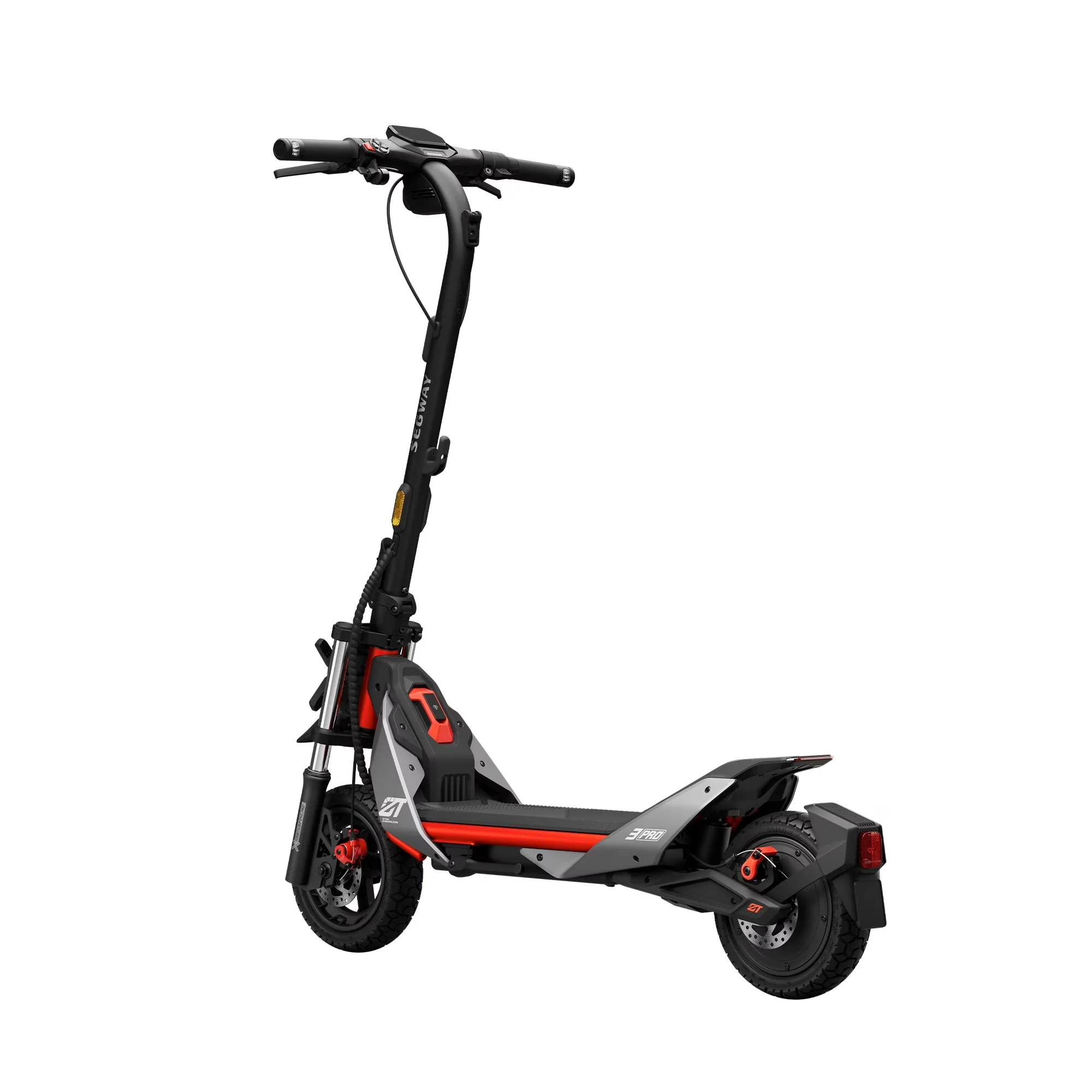 Reliable Scooter with Foldable, Gray and Red, Teens and Adults - Gray Aluminum Model 58B337