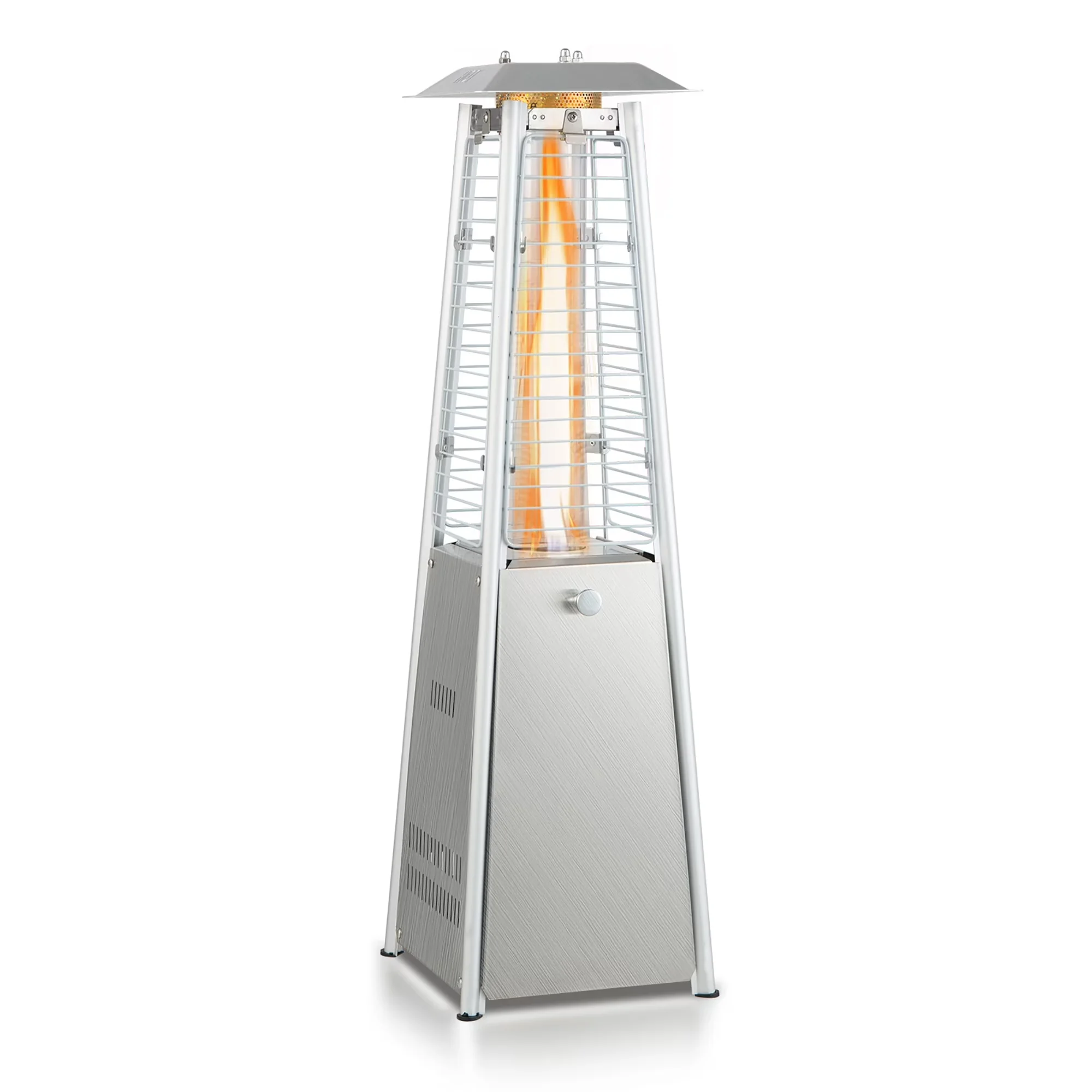 Essential Outdoor Heating with 10000 BTU, Portable - Silver - Commercial Quality Model 084092