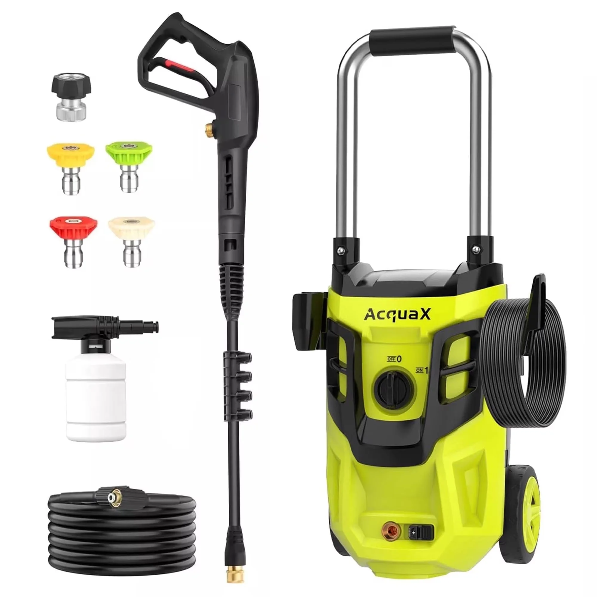 Classic Pressure Washer with Quick Connect Tips, Item Weight:17.64 Pounds, 4 Nozzles - Model 69E8F0
