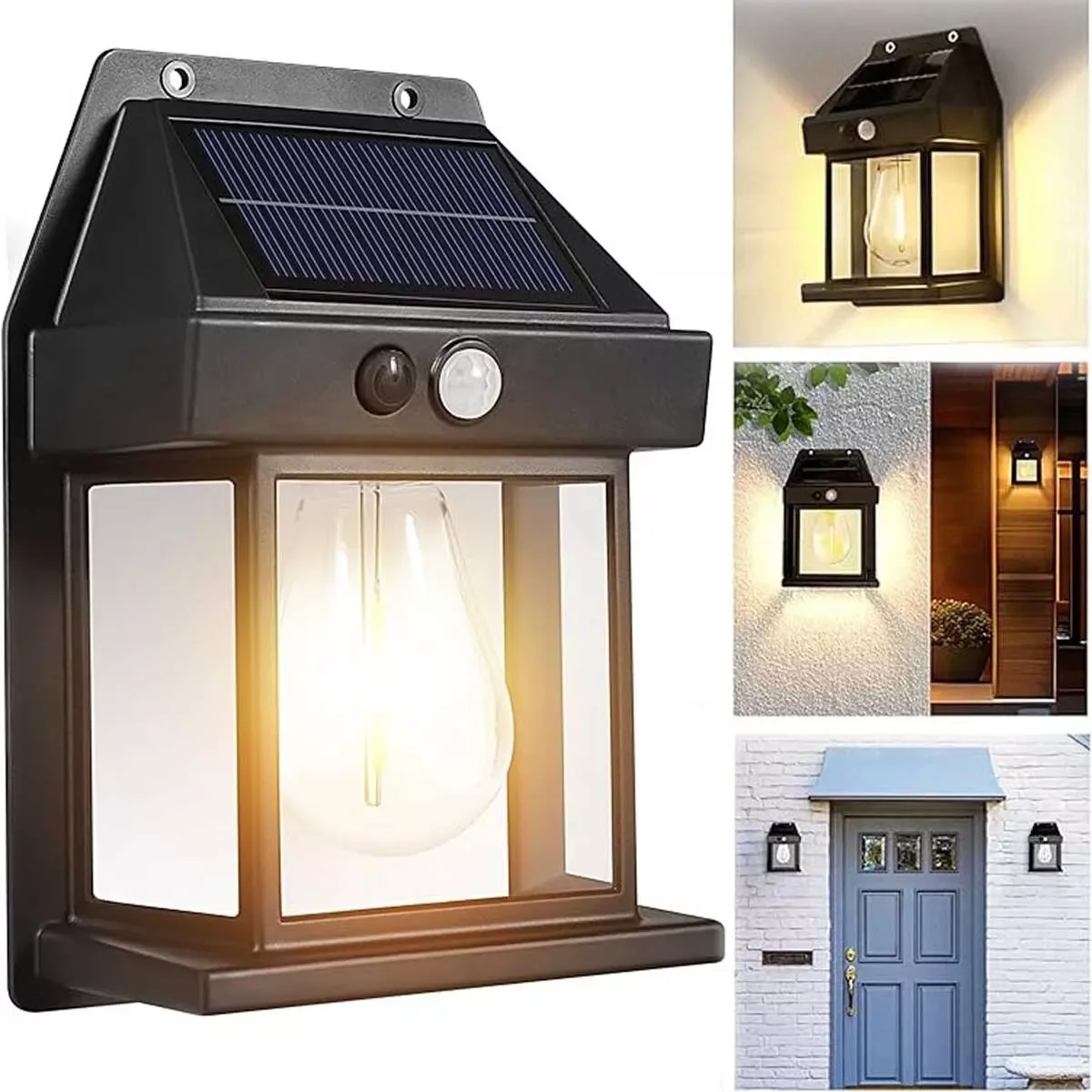 Premium Led Lighting with LED, Solar - Black Wall for Daily Use Model 3F61DD
