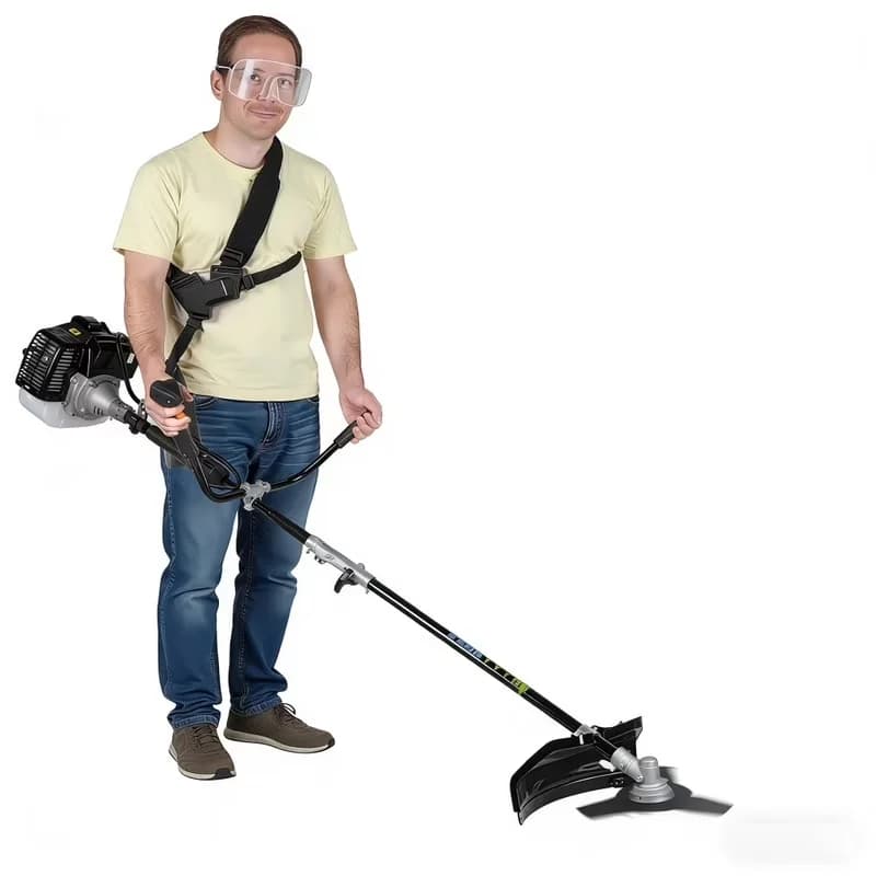 String Trimmer Professional with Weed Wacker, Summer Lawn Edger & 52CC Gas Powered - Black Model 13501E